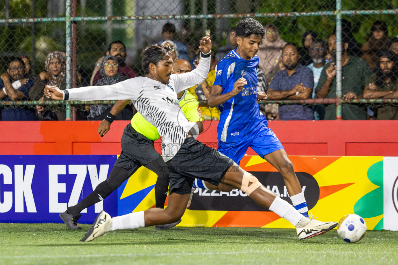 AA Mathiveri vs AA Himandhoo in Day 11 of Golden Futsal Challenge 2025 was held on Wednesday, 15th January 2025, in Hulhumale', Maldives Photos: Mohamed Mahfooz Moosa / images.mv