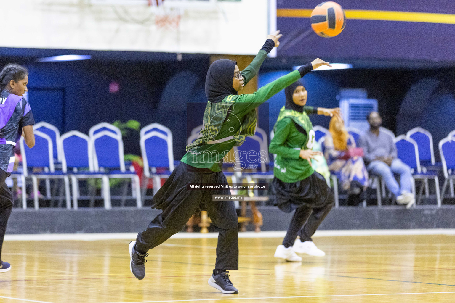 Day4 of 24th Interschool Netball Tournament 2023 was held in Social Center, Male', Maldives on 30th October 2023. Photos: Nausham Waheed / images.mv