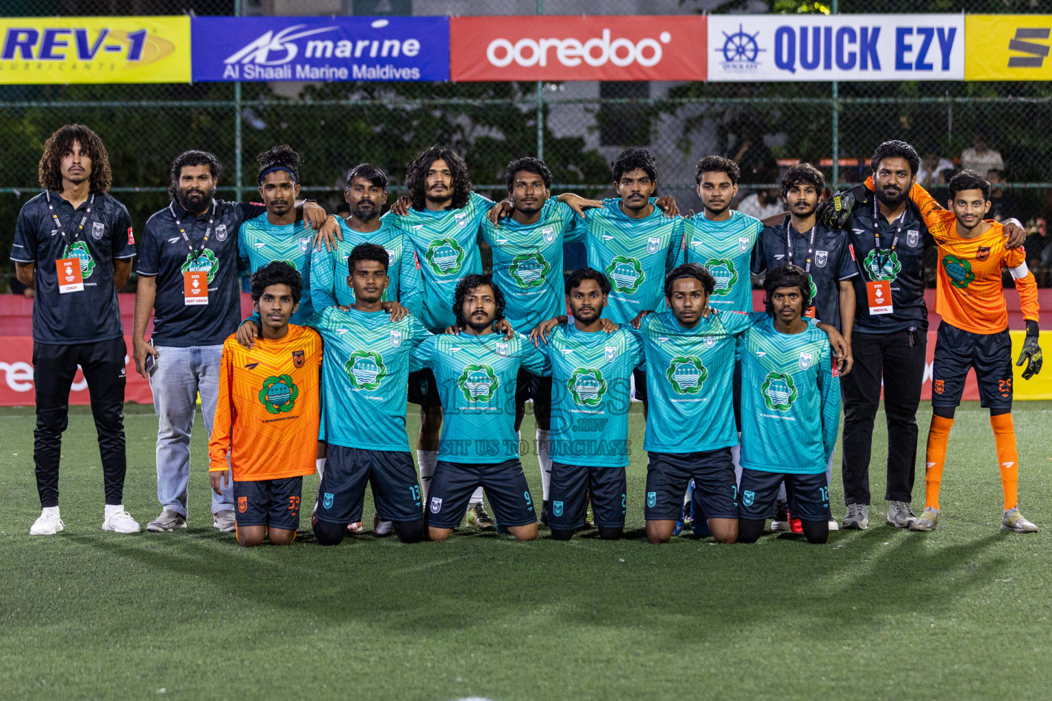 F Magoodhoo vs F Nilandhoo in Day 4 of Golden Futsal Challenge 2024 was held on Thursday, 18th January 2024, in Hulhumale', Maldives Photos: Nausham Waheed / images.mv