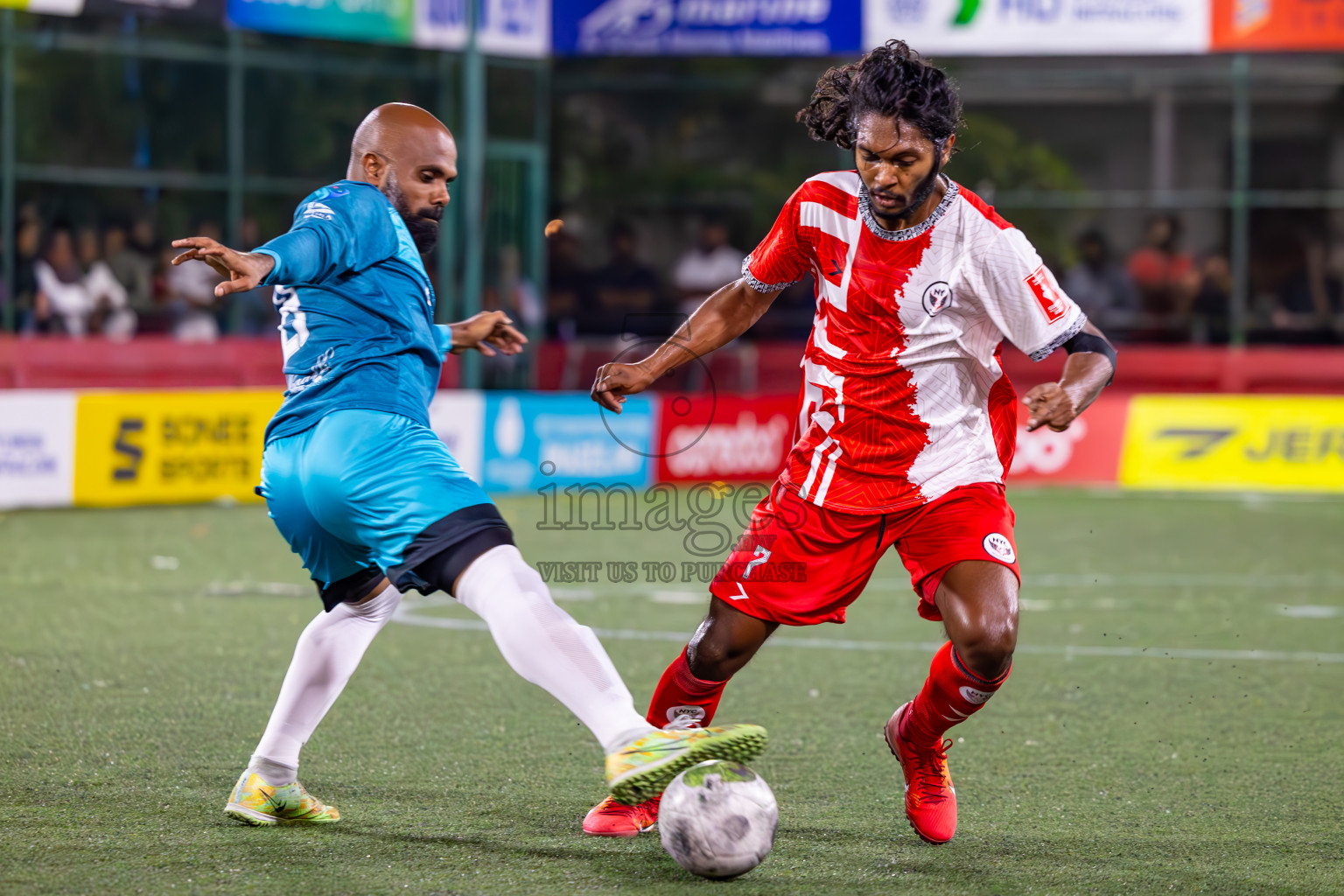 M Naalaafushi VS M Kolhufushi in Day 25 of Golden Futsal Challenge 2024 was held on Thursday , 8th February 2024 in Hulhumale', Maldives
Photos: Ismail Thoriq / images.mv