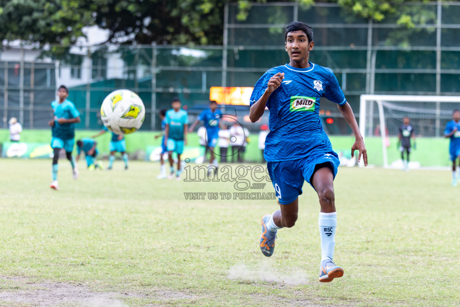 Day 2 of MILO Academy Championship 2024 held in Henveyru Stadium, Male', Maldives on Thursday, 1st November 2024. Photos:Hassan Simah / Images.mv