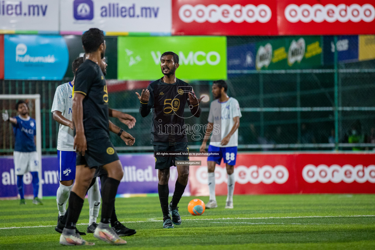 Prison Club vs MACL in the Quarter Finals of Club Maldives 2021 held at Hulhumale;, on 12th December 2021 Photos: Ismail Thoriq / images.mv