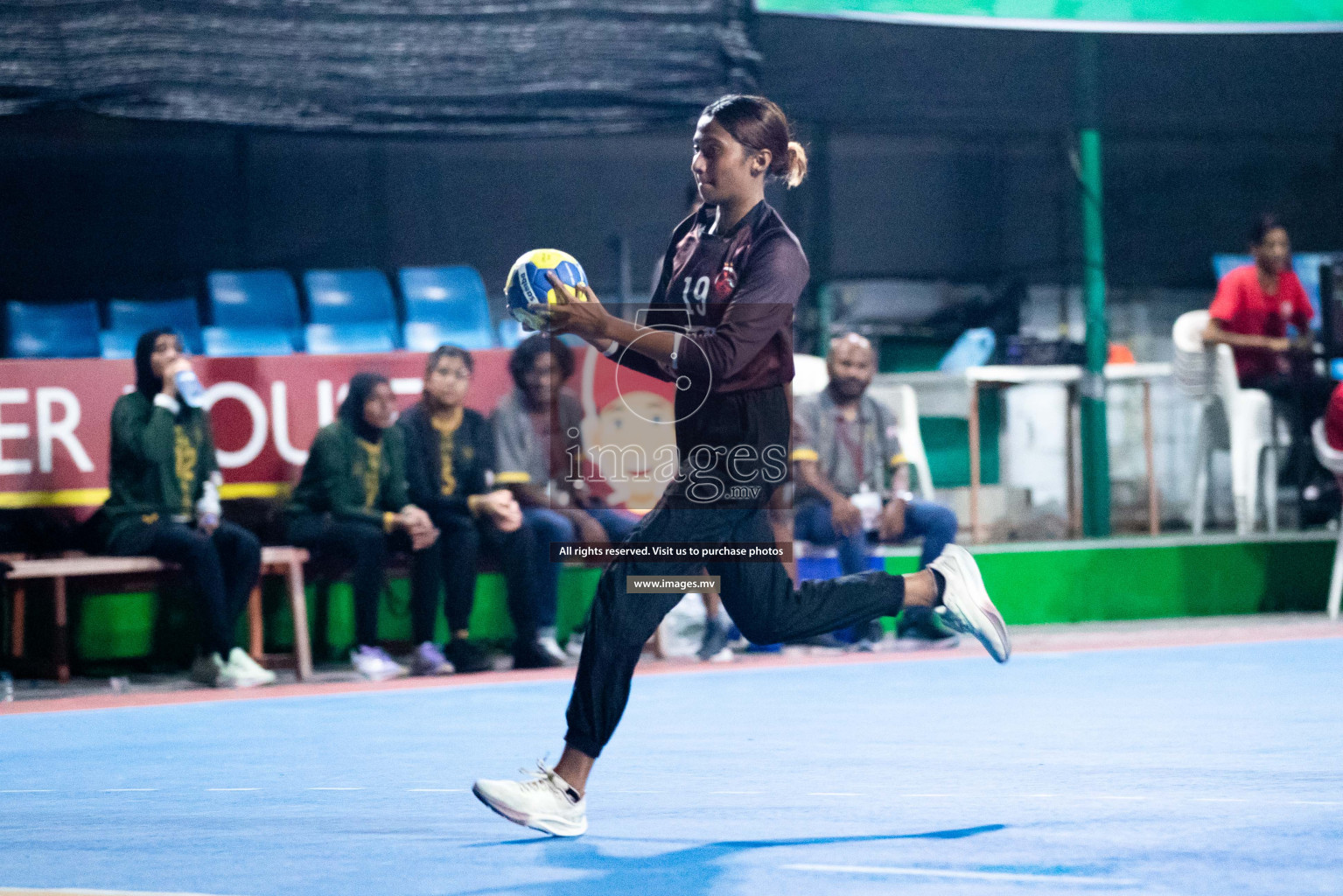 Day 5 of 6th MILO Handball Maldives Championship 2023, held in Handball ground, Male', Maldives on Friday, 24th May 2023 Photos: Shuu Abdul Sattar/ Images.mv