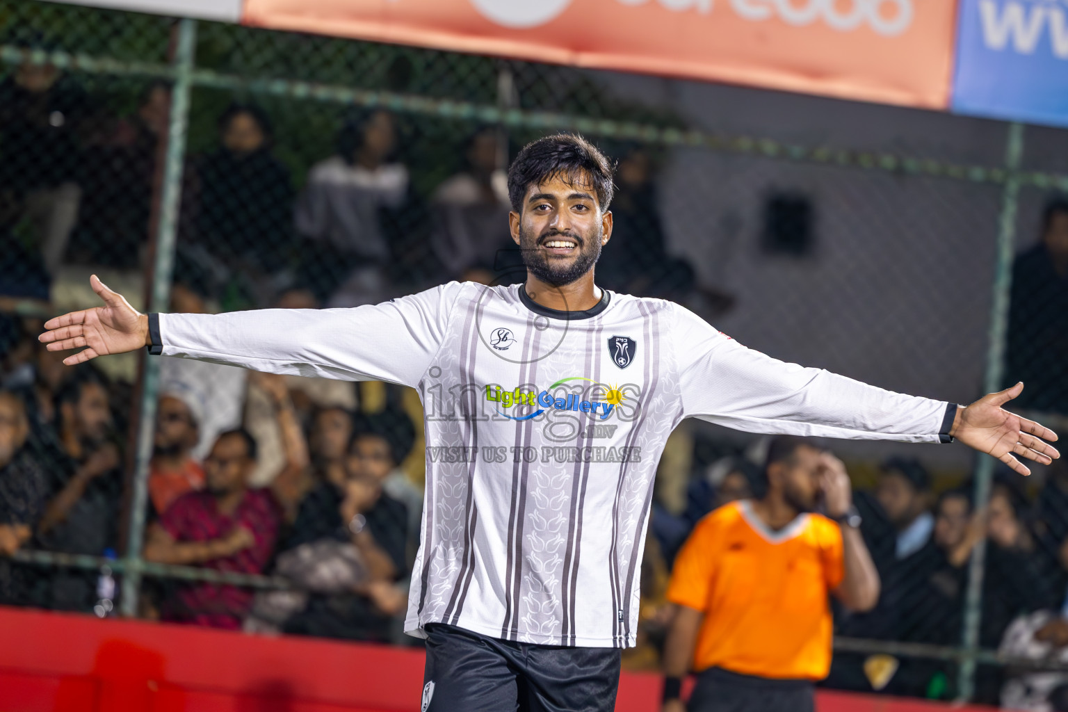 N Holhudhoo vs N Miladhoo in Noonu Atoll Final in Day 24 of Golden Futsal Challenge 2025 was held on Tuesday , 28th January 2025, in Hulhumale', Maldives. Photos: Ismail Thoriq / images.mv
