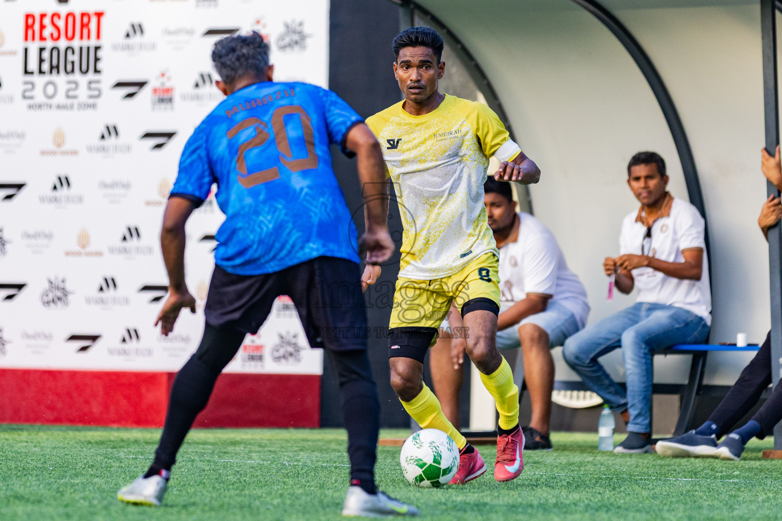 Jumeirah Olhahali vs Taj Maldives in Resort League 2025 (North Male Zone) day 5 was held on Sunday, 7th September 2025 in One And Only Reethi Rah Maldives Resort, Photos: Areef Adam / images.mv