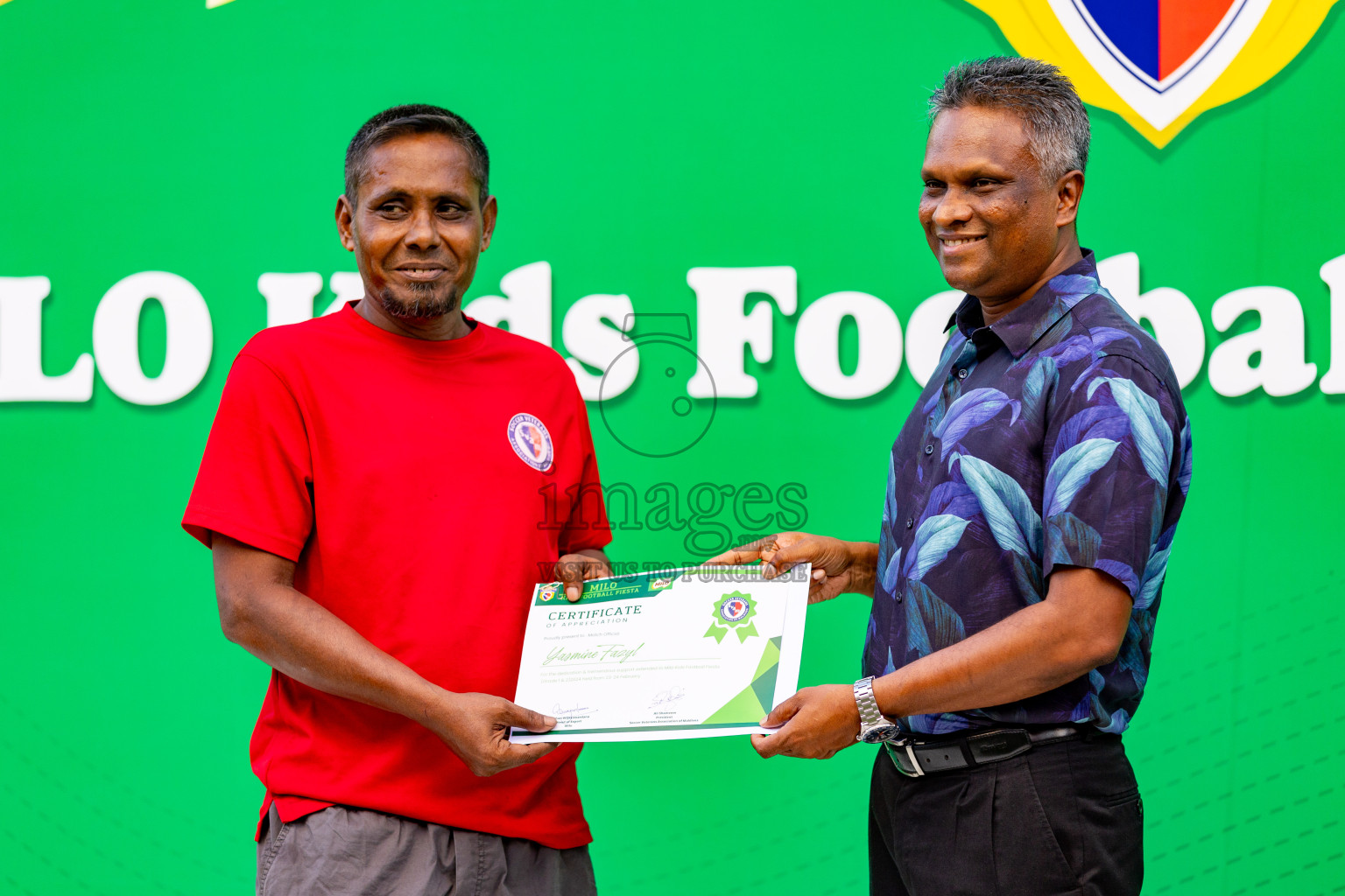 Day 2 of MILO Kids Football Fiesta was held at National Stadium in Male', Maldives on Saturday, 24th February 2024.