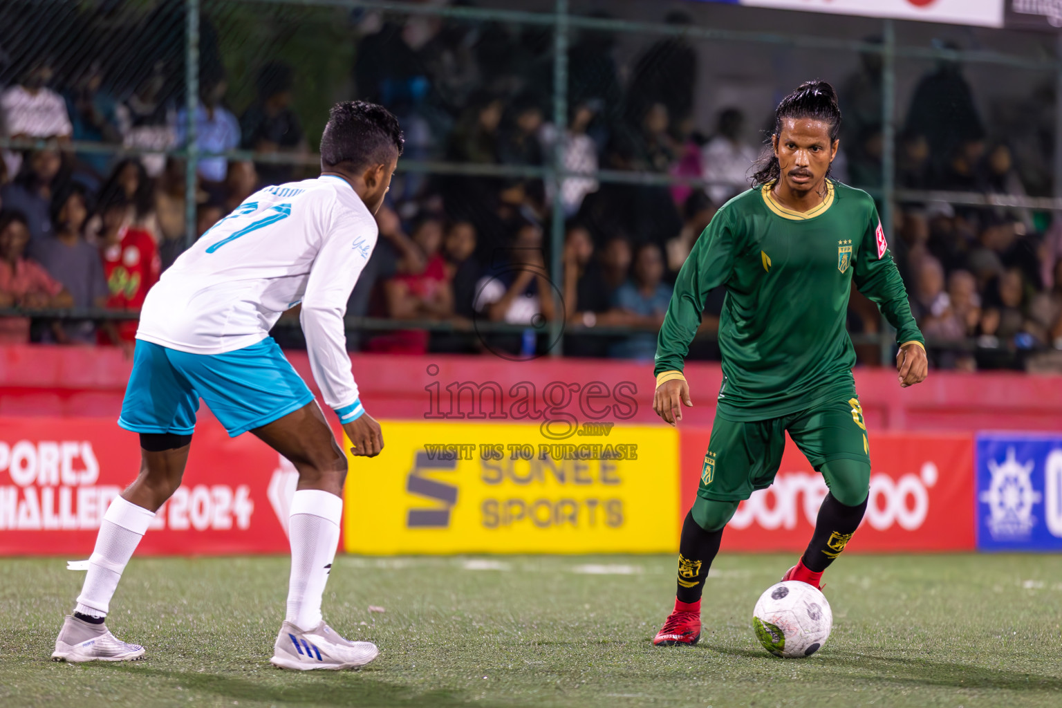 Th Thimarafushi vs Th Guraidhoo in Day 20 of Golden Futsal Challenge 2024 was held on Saturday , 3rd February 2024 in Hulhumale', Maldives Photos: Ismail Thoriq / images.mv