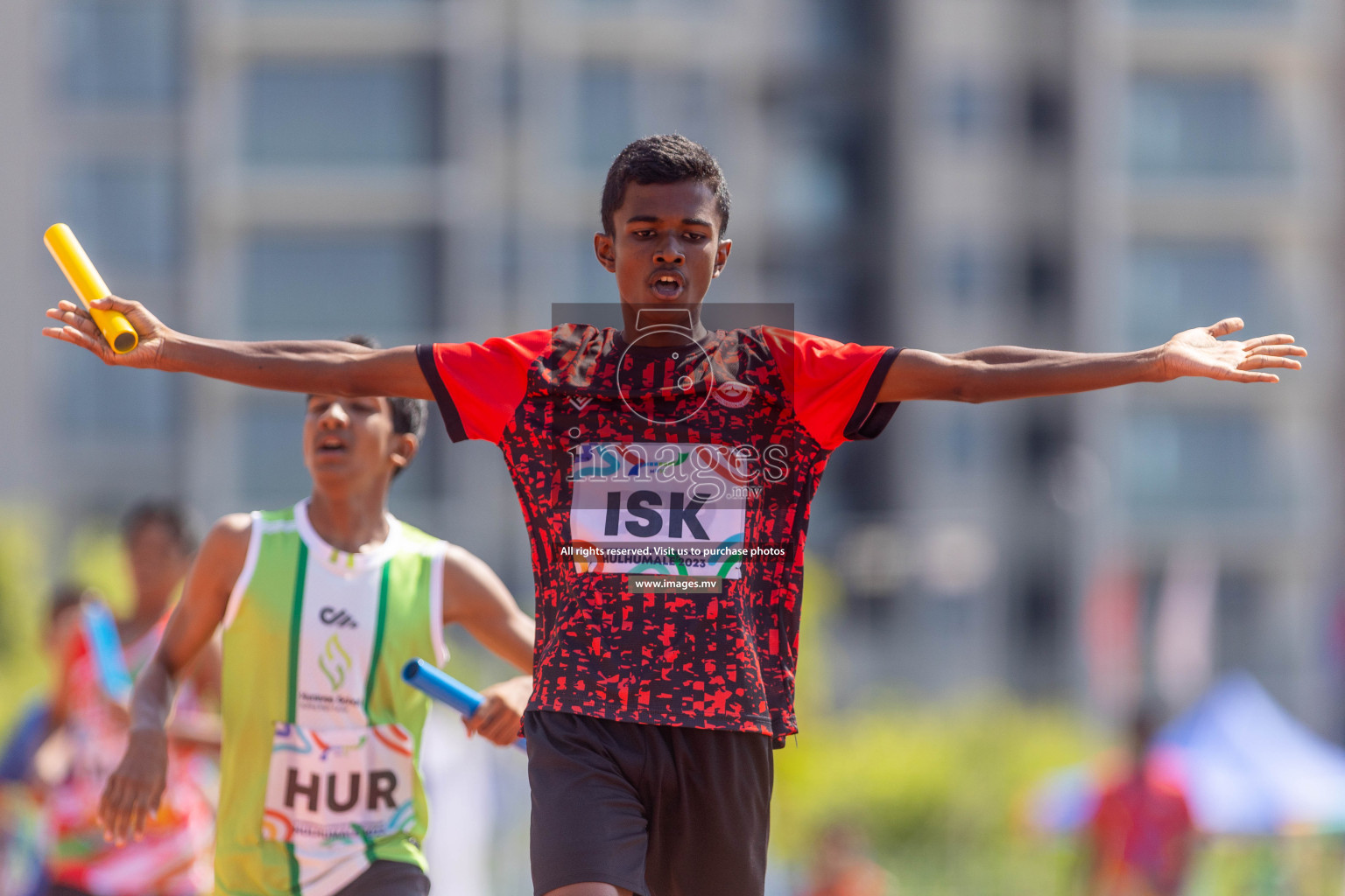 Final Day of Inter School Athletics Championship 2023 was held in Hulhumale' Running Track at Hulhumale', Maldives on Friday, 19th May 2023. Photos: Ismail Thoriq / images.mv