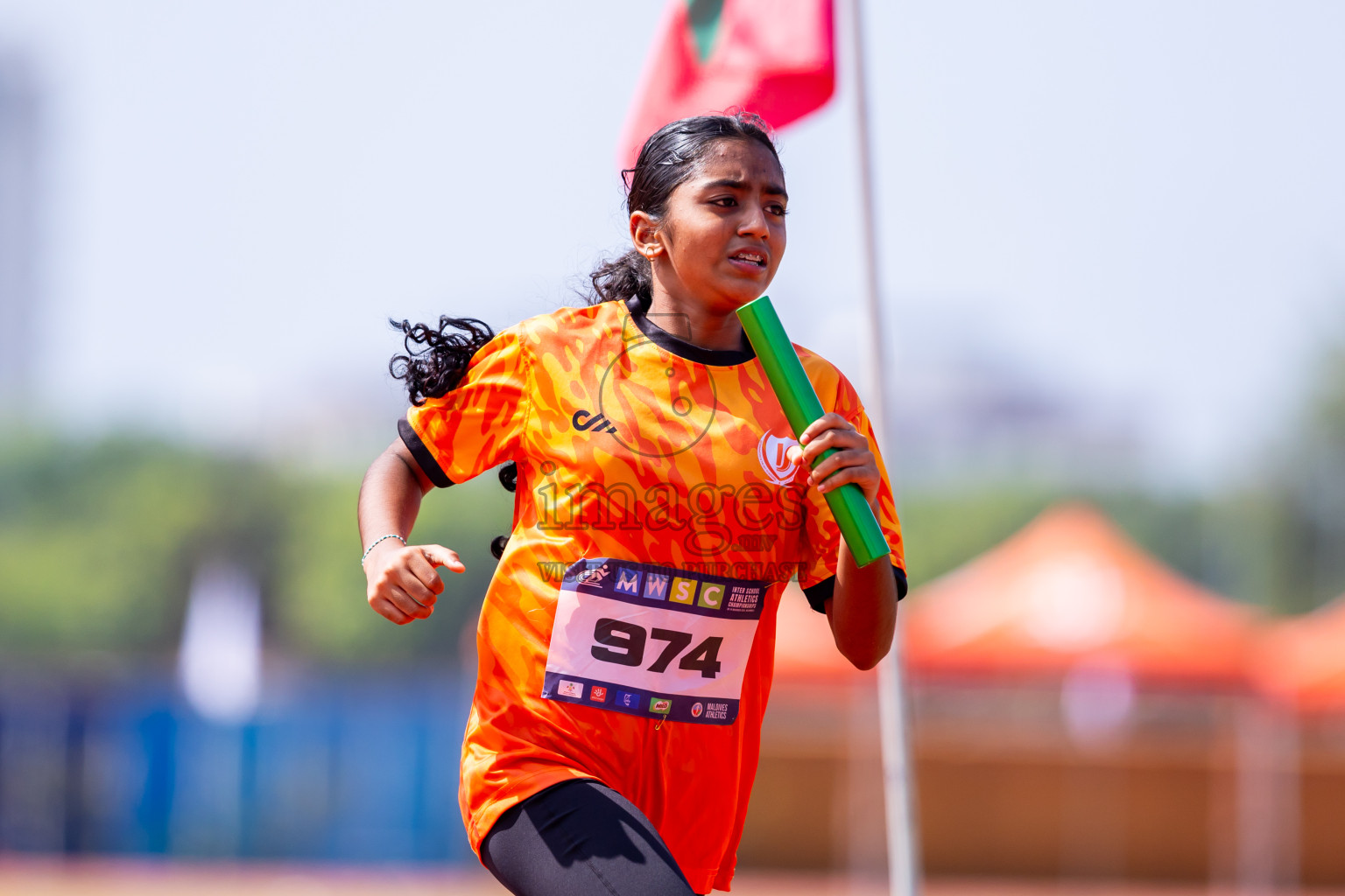 Day 6 of MWSC Interschool Athletics Championships 2024 held in Hulhumale Running Track, Hulhumale, Maldives on Thursday, 14th November 2024. Photos by: Nausham Waheed / Images.mv