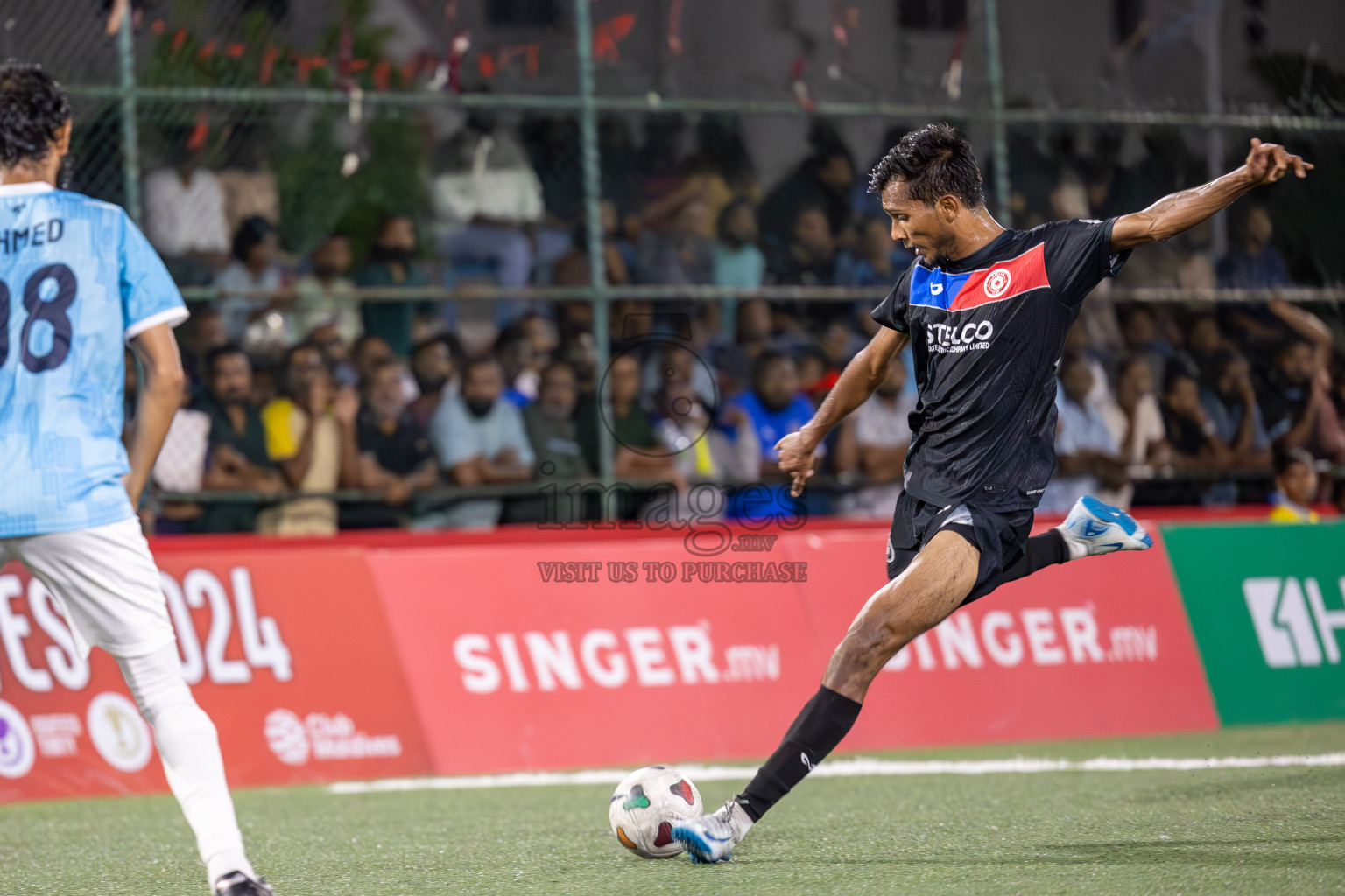 STELCO vs MACL in Quarter Finals of Club Maldives Cup 2024 held in Rehendi Futsal Ground, Hulhumale', Maldives on Wednesday, 9th October 2024. Photos: Ismail Thoriq / images.mv