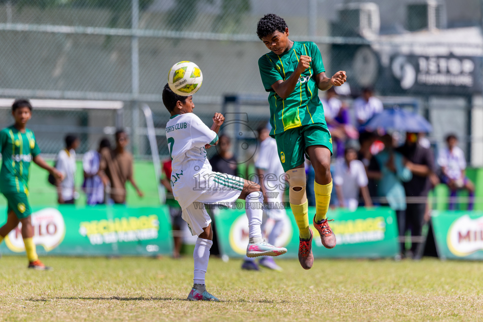 Day 4 of MILO Academy Championship 2025 (U14) was held on Sunday, 2nd November 2025 at Henveiru Football Grounds, Male', Maldives . 
Photos: Ismail Thoriq / images.mv
