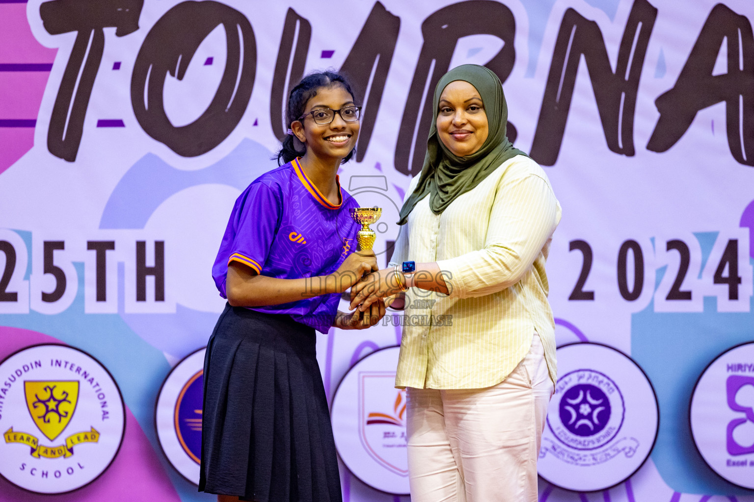 Closing Ceremony of Inter-school Netball Tournament held in Social Center at Male', Maldives on Monday, 26th August 2024. Photos: Hassan Simah / images.mv