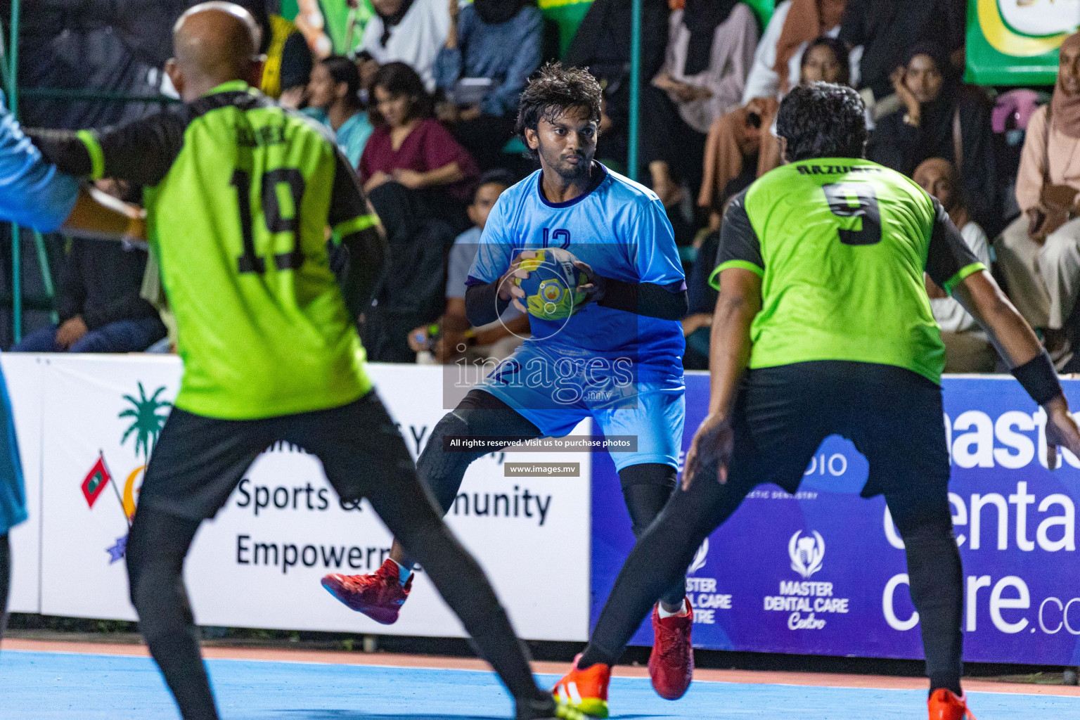 2nd Division Final of 7th Inter-Office/Company Handball Tournament 2023, held in Handball ground, Male', Maldives on Monday, 25th October 2023 Photos: Nausham Waheed/ Images.mv