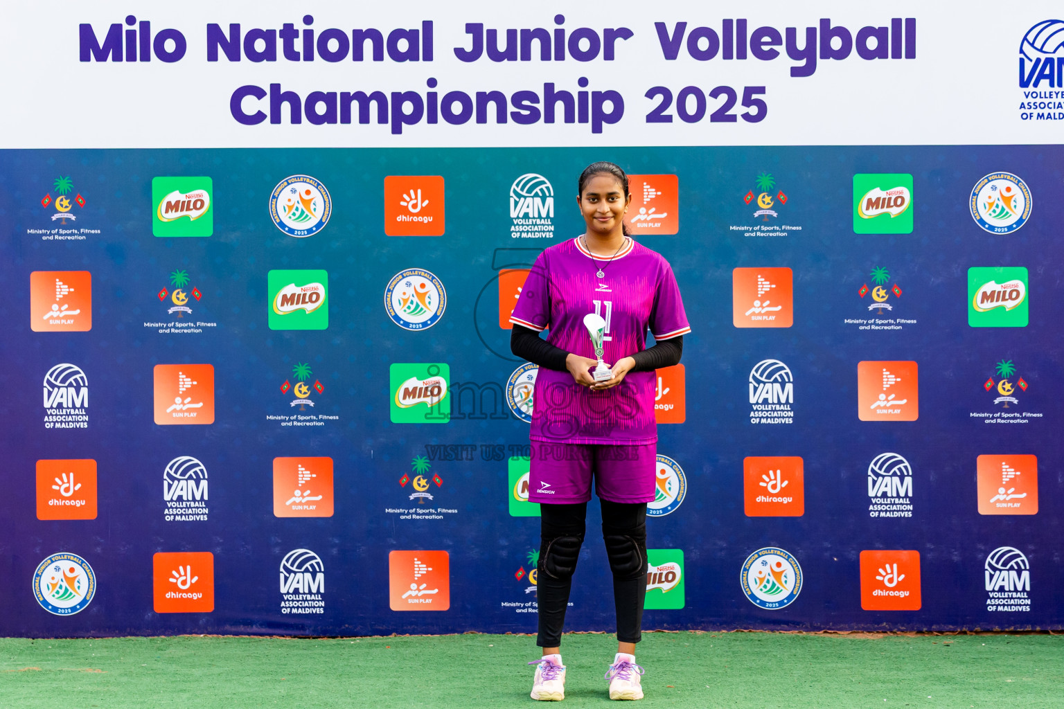 City Sports Club vs Alma Sports Club in Milo National Junior Volleyball Championship 2025 Day 4 was held on Tuesday, 25th November 2025 at Ekuveni Turf Court Male', Maldives. Photos: Nausham Waheed / images.mv