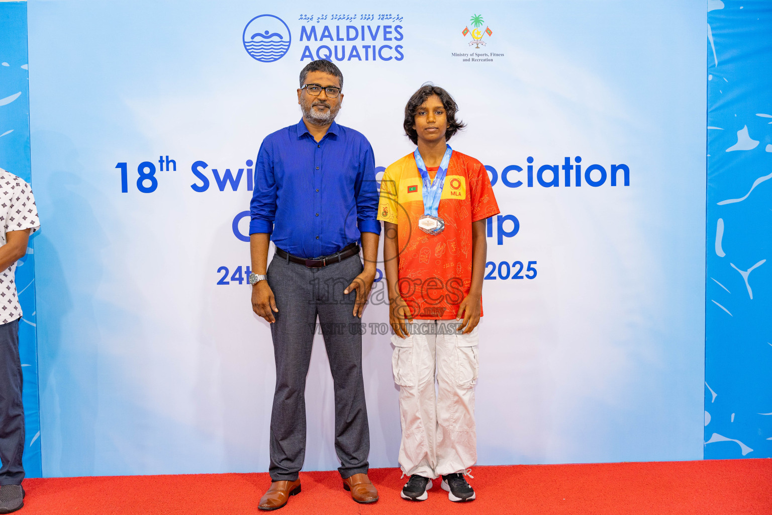 18th Swimming Association Championship 2025, Closing Ceremony was held on Saturday, 29th November 2025 at Swimming Track Hulhumale', Maldives. Photos: Areef Adam / images.mv
