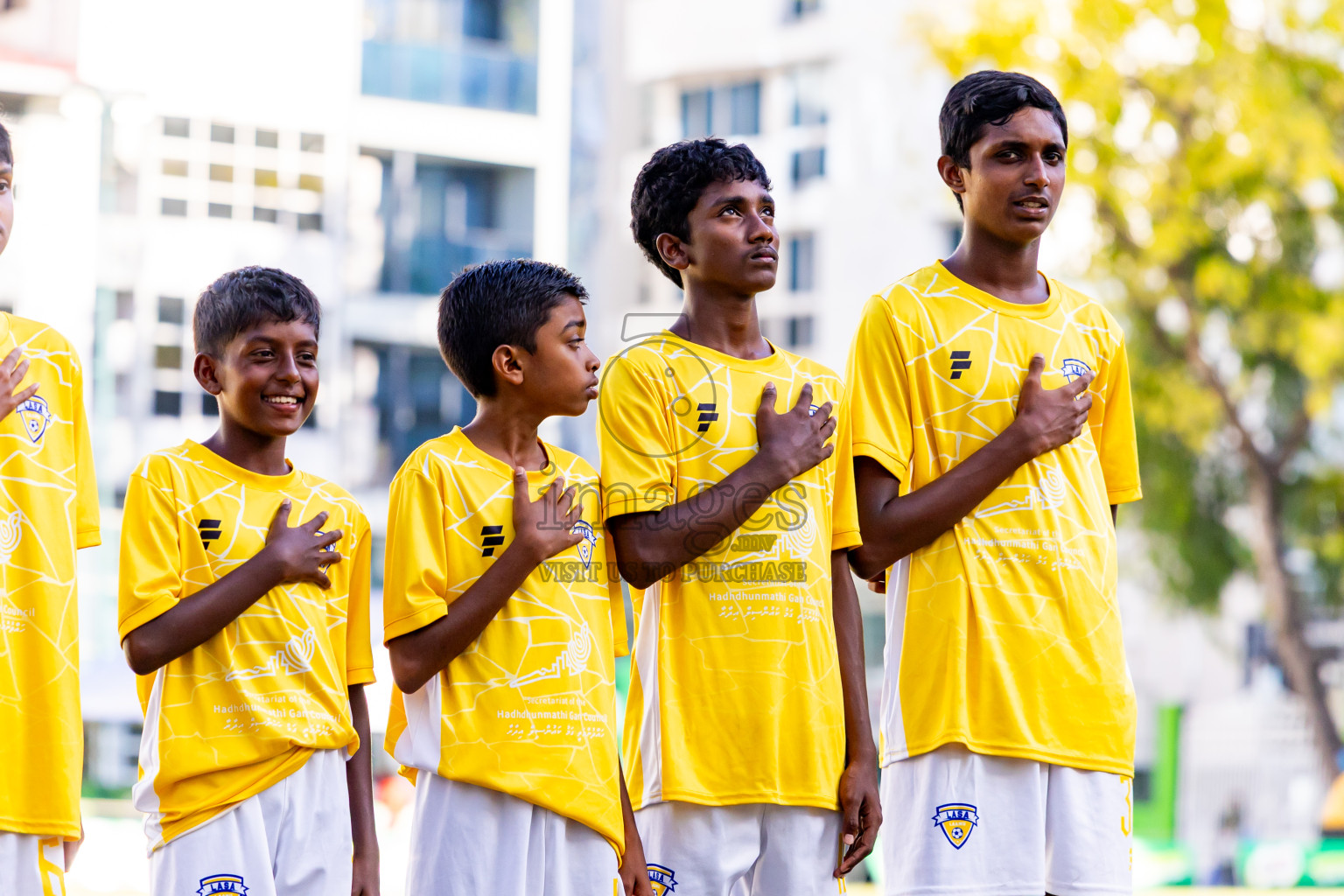 Day 5 of MILO Academy Championship 2025 (U14) was held on Monday, 3rd November 2025 at Henveiru Football Grounds, Male', Maldives . Photos: Nausham Waheed / images.mv
