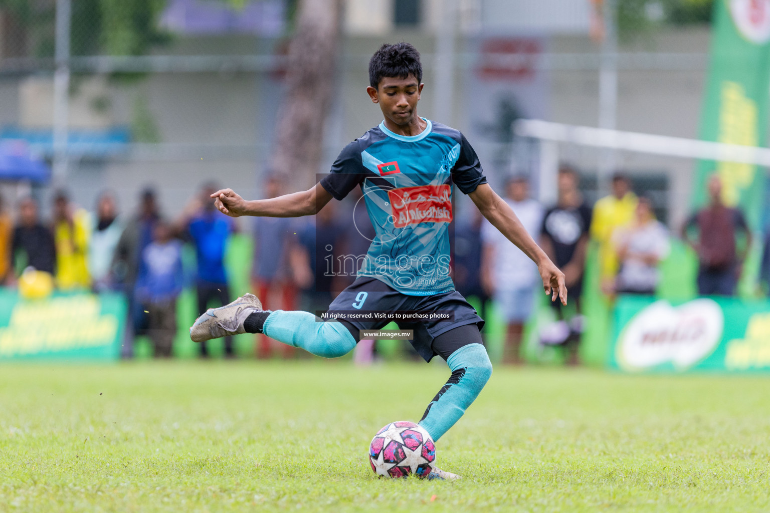 Day 2 of MILO Academy Championship 2023 (u14) was held in Henveyru Stadium Male', Maldives on 4th November 2023. Photos: Nausham Waheed / images.mv