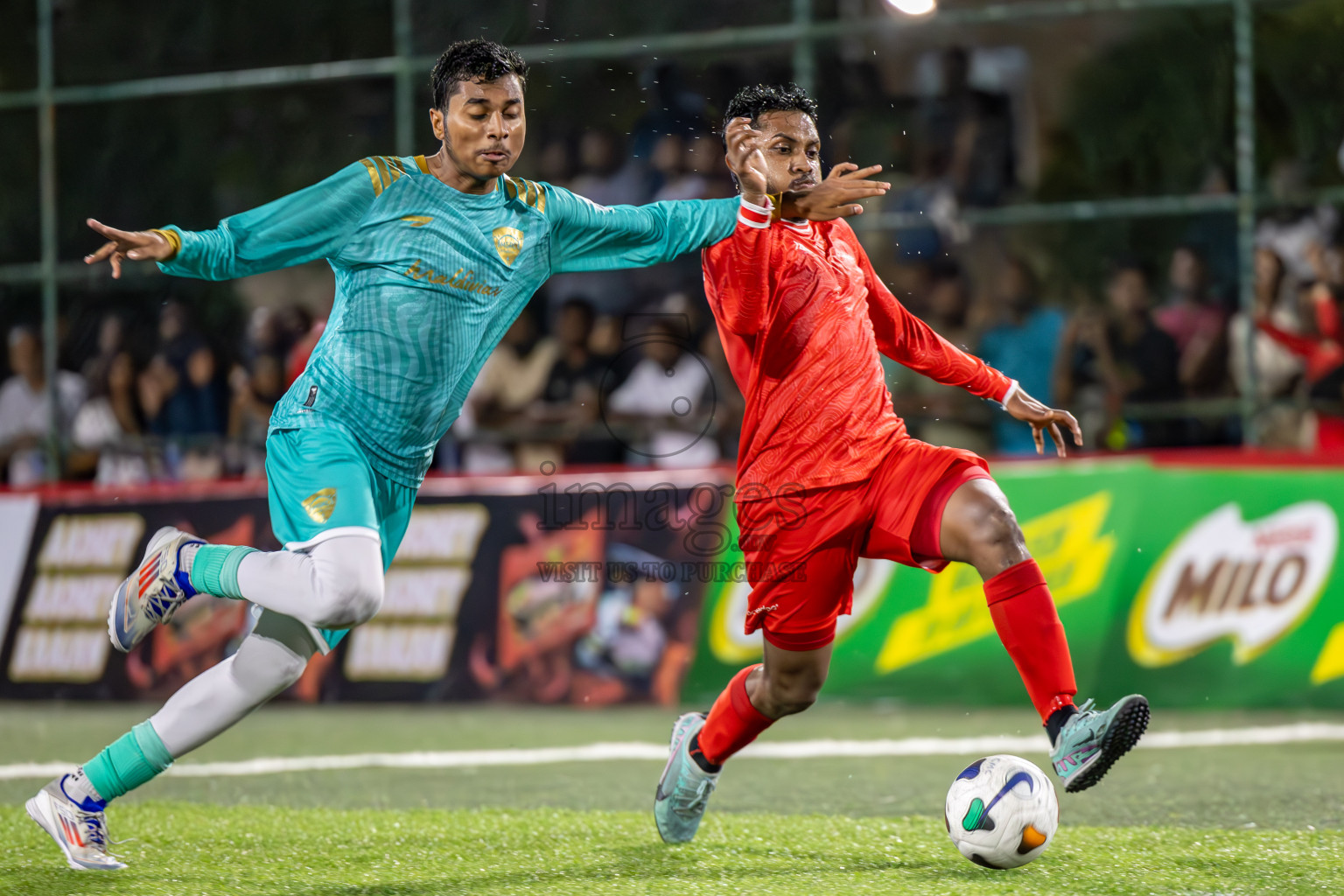 Maldivian vs Ooredoo in Club Maldives Cup 2024 held in Rehendi Futsal Ground, Hulhumale', Maldives on Thursday, 3rd October 2024.
Photos: Ismail Thoriq / images.mv