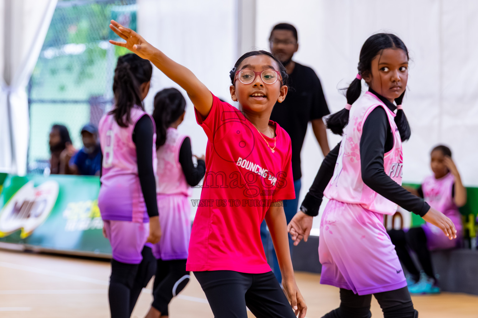 Day 3 of Milo 5 x 5 Junior Challenge 2025 - Basketball tournament held in Basketball Training Center, Male', Maldives on Saturday, 11th October 2025. Photos by: Nausham Waheed, Hassan Simah / Images.mv