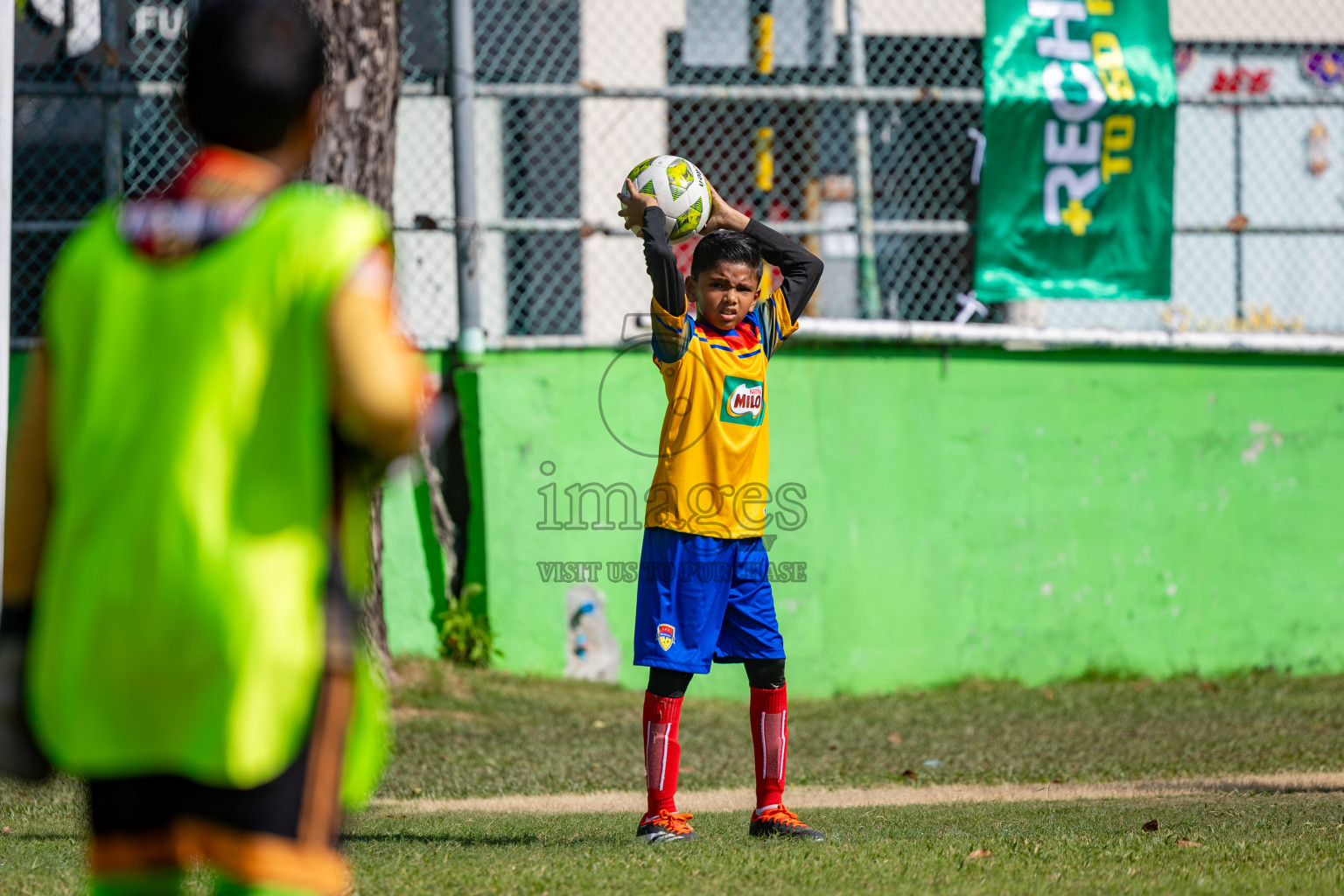 Day 2 of MILO Academy Championship 2025 was held on Friday, 14th February 2025 in Henveiru Stadium. 
Photos: Hassan Simah / Images.mv