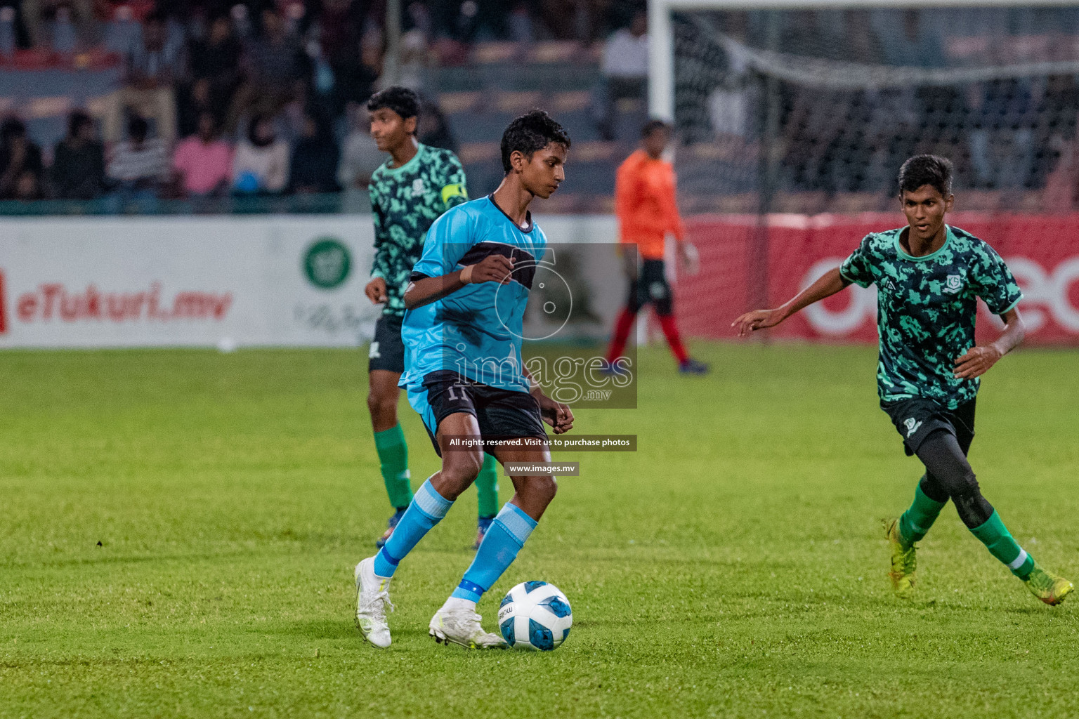 Final of U17 Inter School Football Tournament of Kalaafaanu School vs Rehendhi School held in Male', Maldives on 10 Feb 2022 Photos: Nausham Waheed / images.mv