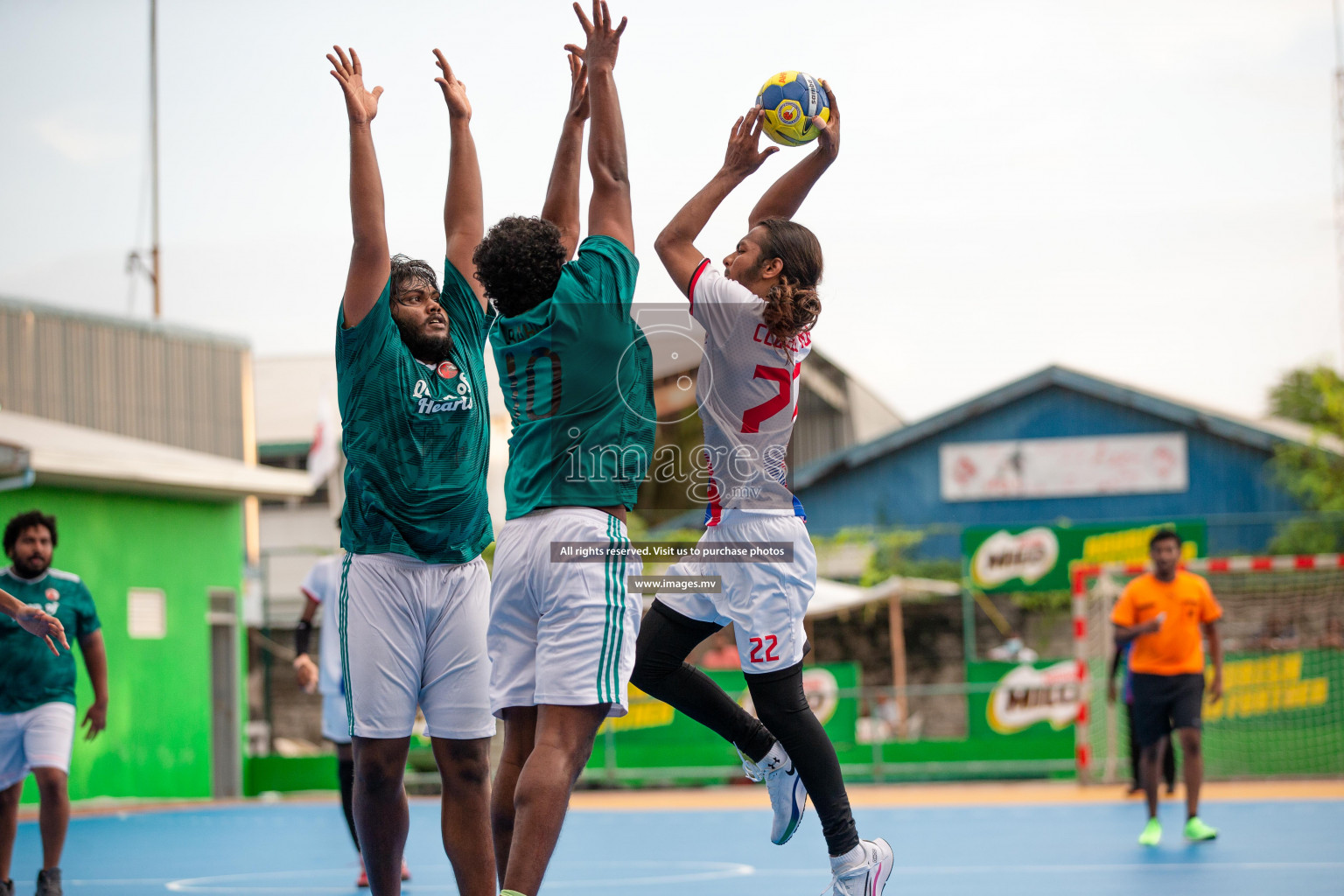 Milo 8th National Handball Tournament Day3, 17th December 2021, at Handball Ground, Male', Maldives. Photos by Shuu Abdul Sattar