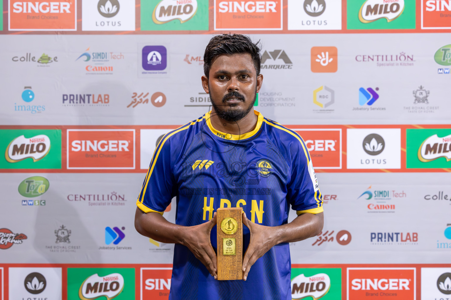 HPSN vs Fisheries RC in Club Maldives Classic 2024 held in Rehendi Futsal Ground, Hulhumale', Maldives on Tuesday, 10th September 2024.
Photos: Ismail Thoriq / images.mv