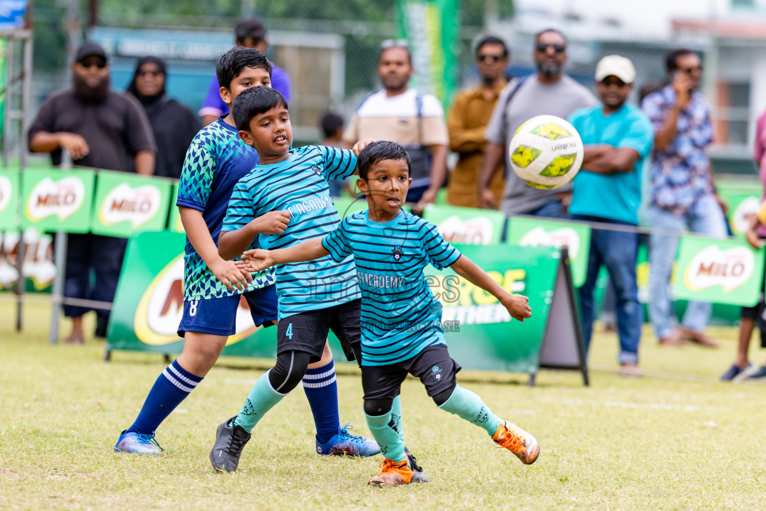 Day 1 of MILO SVAM Juniors 2025 (U-8) was held at Henveiru Stadium in Male', Maldives on Thursday, 26th June 2025. 
Photos: Hassan Simah / images.mv