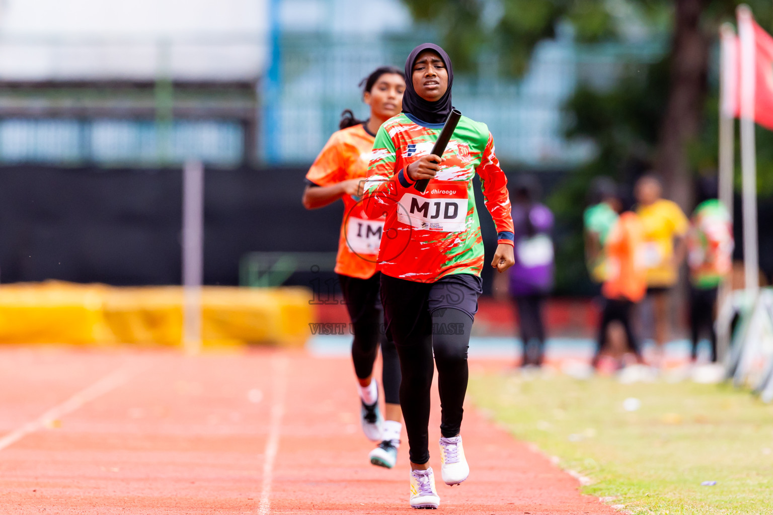 Day 6 of Inter-school Athletics Championship 2025 held in Ekuveni Synthetic Track, Male', Maldives on Sunday, 12th October 2025. Photos by: Nausham Waheed / Images.mv