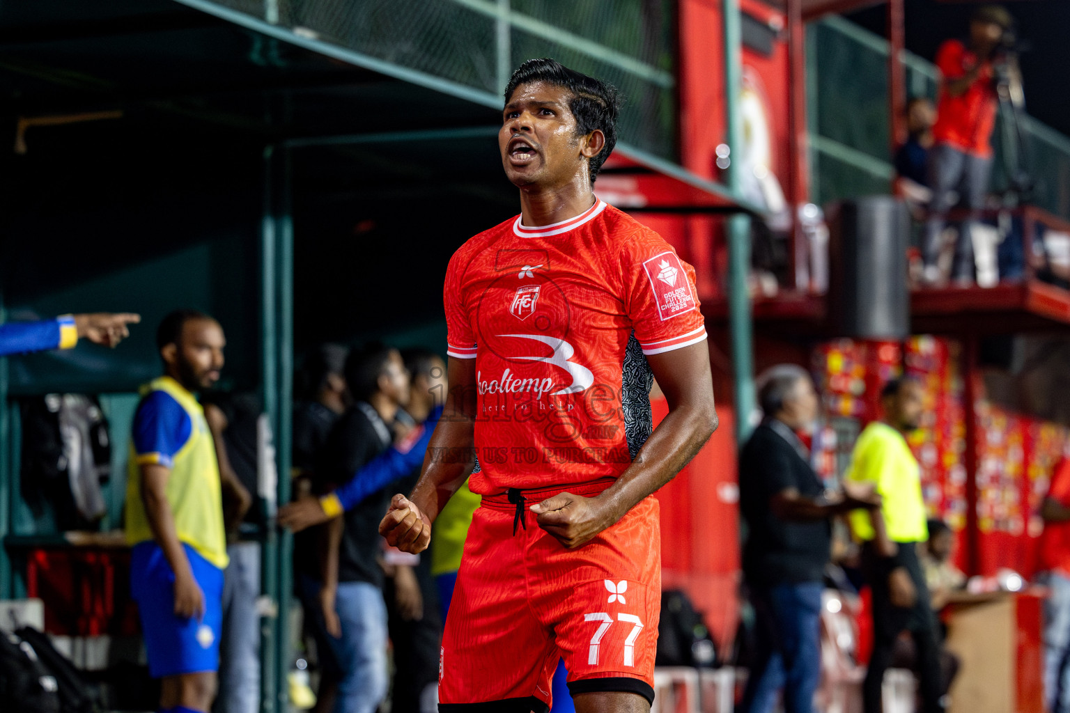 HA Filladhoo vs HA Baarah in Day 13 of Golden Futsal Challenge 2025 was held on Friday, 17th January 2025, in Hulhumale', Maldives 
Photos: Hassan Simah / images.mv