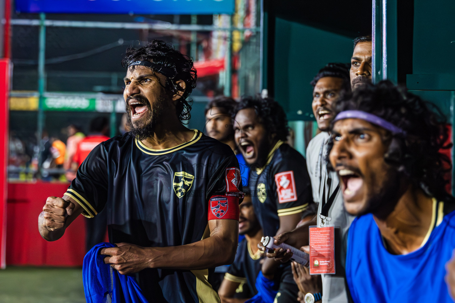 R Dhuvaafaru vs R Inguraidhoo in Raa Atoll Final in Day 24 of Golden Futsal Challenge 2025 was held on Tuesday , 28th January 2025, in Hulhumale', Maldives. Photos: Abdulla Abeed / images.mv