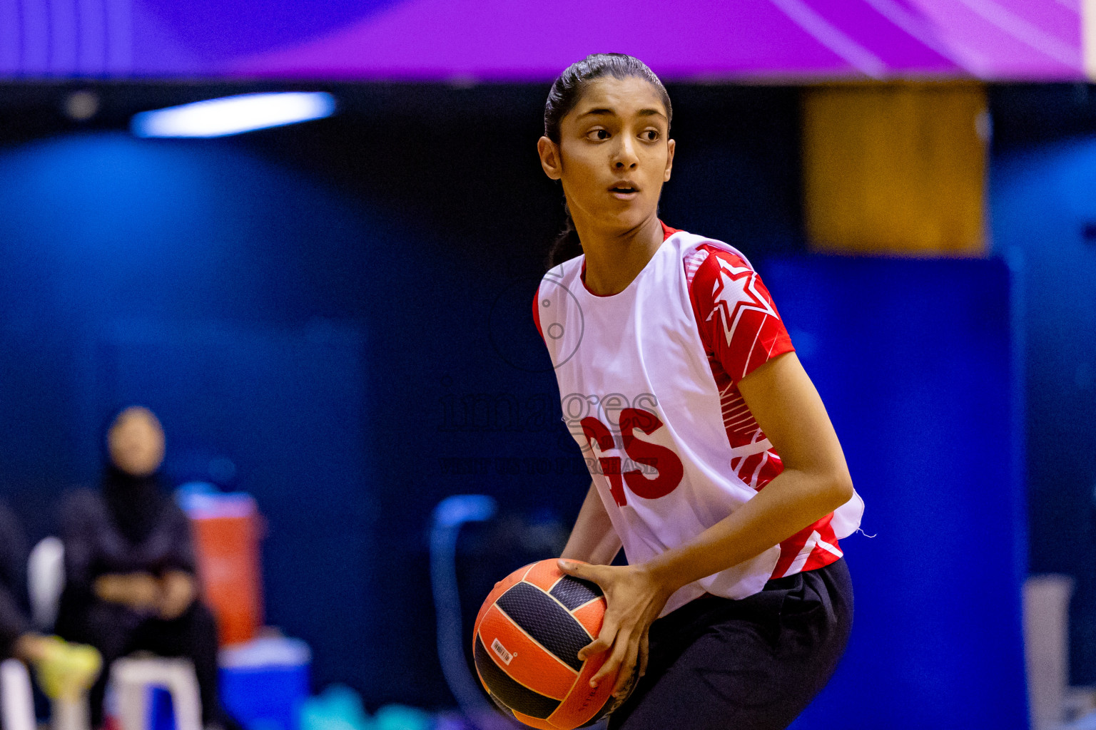 Day 13 of 25th Inter-School Netball Tournament was held in Social Center at Male', Maldives on Saturday, 24th August 2024. Photos: Hassan Simah / images.mv