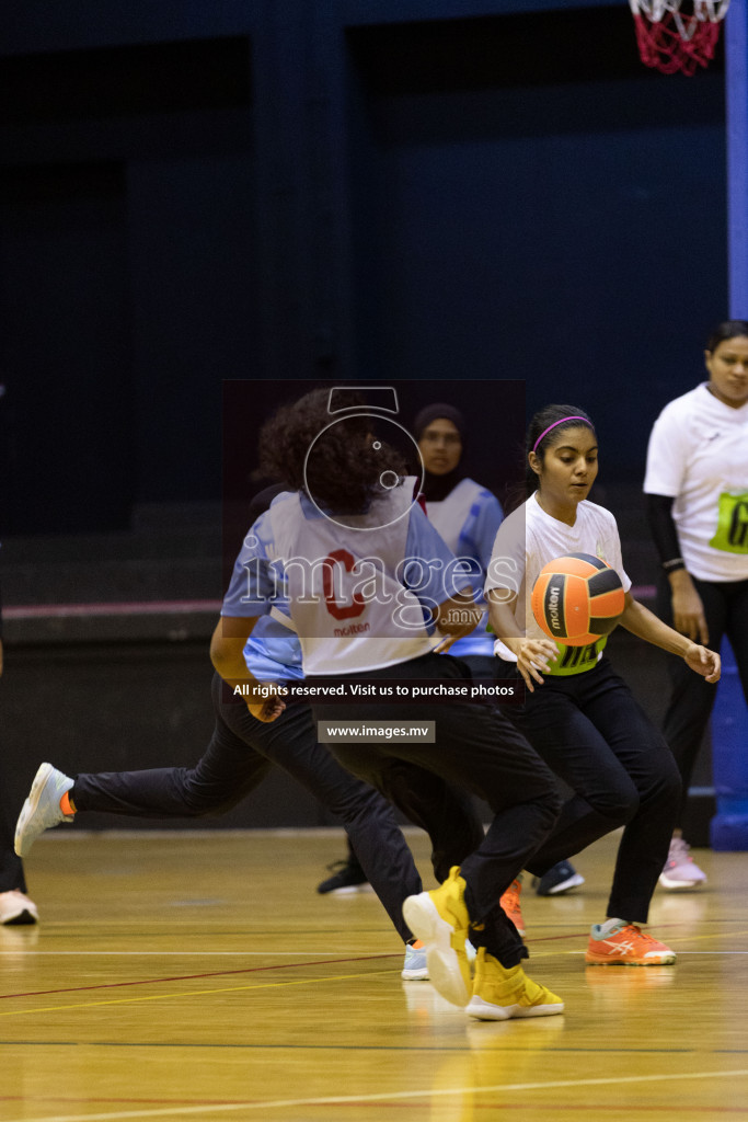 Club Green Streets vs Mahibadhoo in the Milo National Netball Tournament 2022 on 20 July 2022, held in Social Center, Male', Maldives. Photographer: Shuu / Images.mv