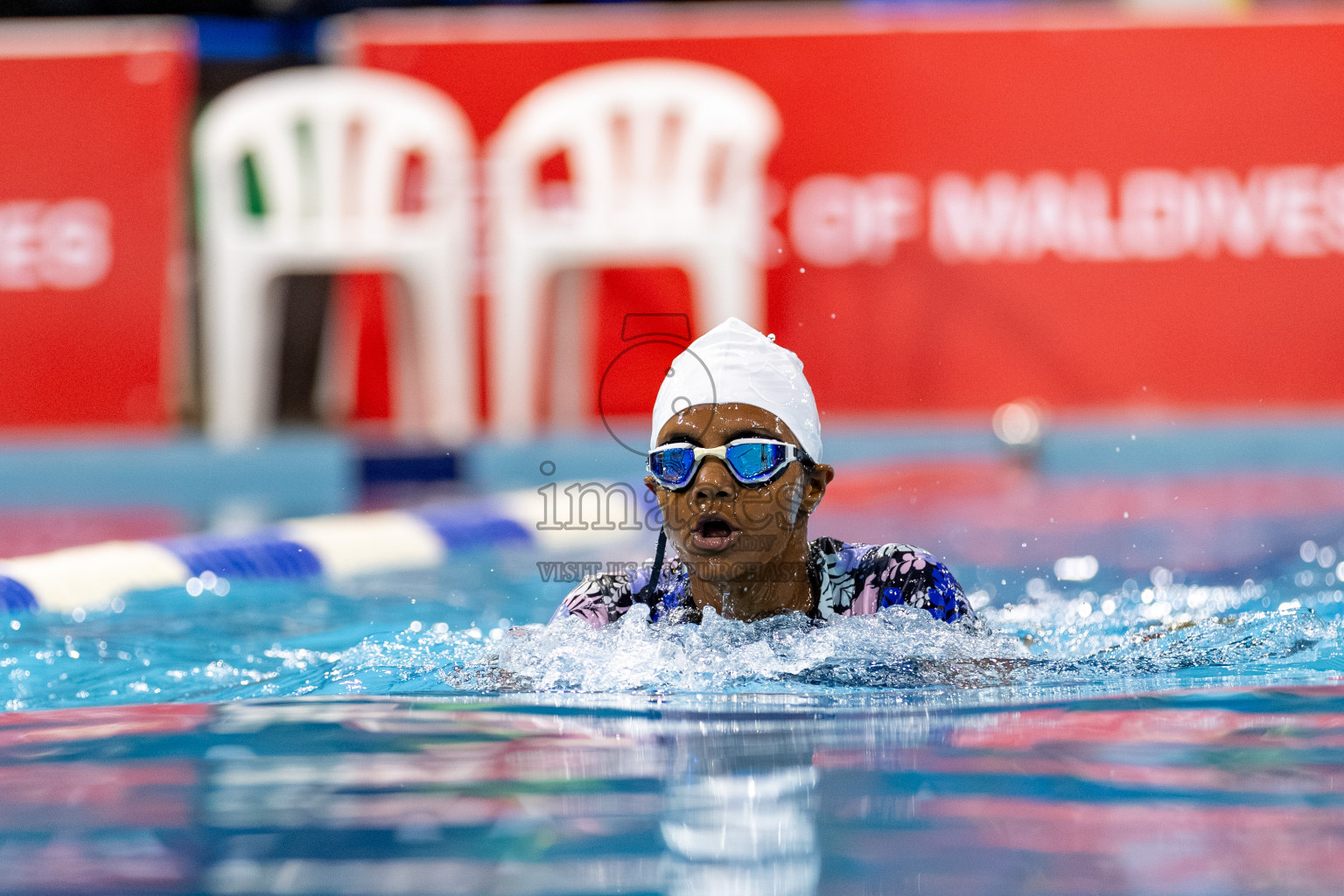 Day 4 of BML 6th National Kids Swimming Kids Festival 2025 held in Hulhumale', Maldives on Thursday, 6th November 2024. Photos: Hassan Simah / images.mv