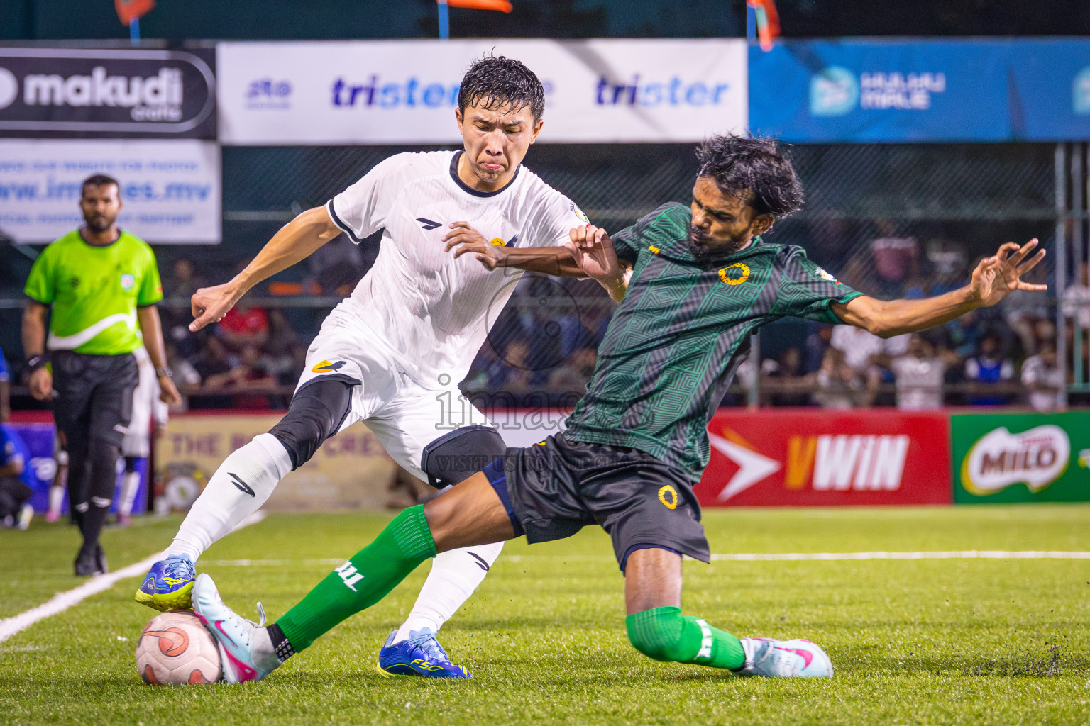 MIBSA vs HAWKS in Semi Finals of Milo Sector League 2025 was held in Rehendhi Futsal Ground, Hulhumale', Maldives on Saturday, 15th November 2025. Photos: Aeef Adam / images.mv