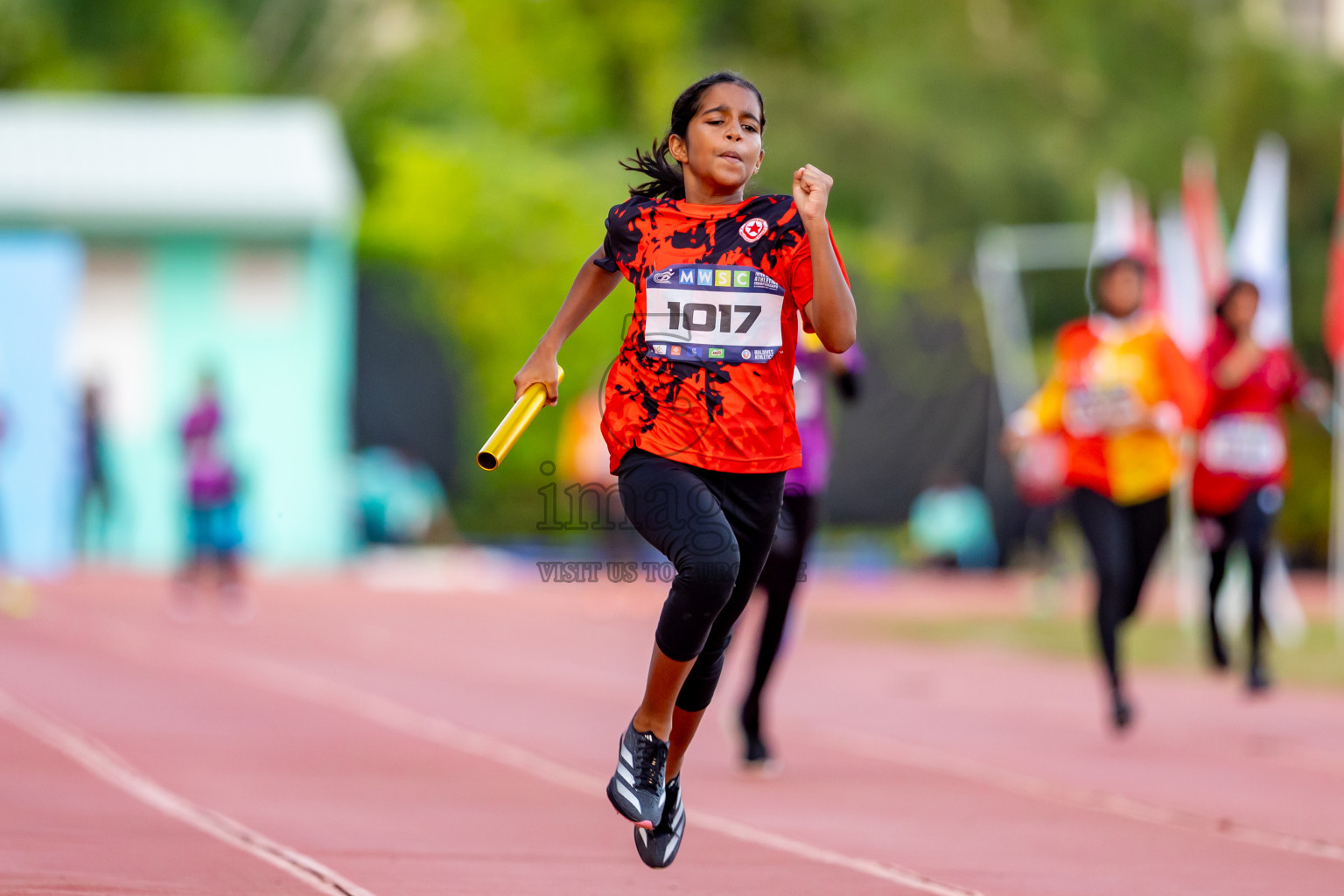 Day 4 of MWSC Interschool Athletics Championships 2024 held in Hulhumale Running Track, Hulhumale, Maldives on Tuesday, 12th November 2024. Photos by: Nausham Waheed / Images.mv