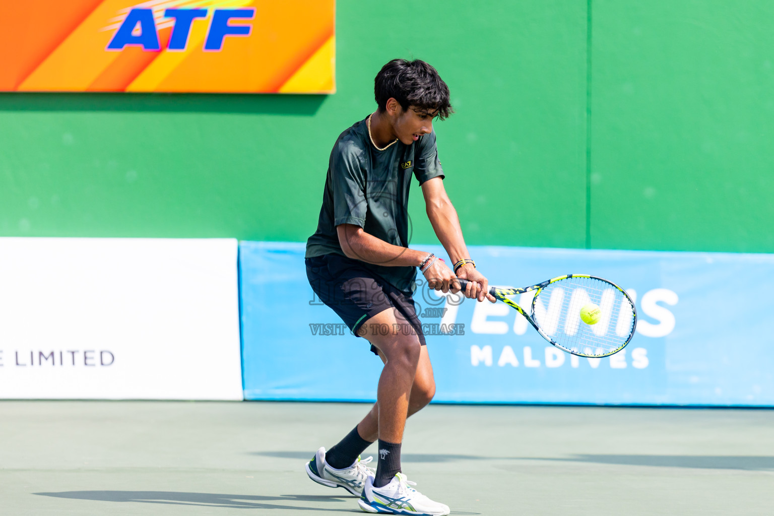 Day 4 of ATF Maldives Junior Open Tennis was held in Male' Tennis Court, Male', Maldives on Thursday, 12th December 2024. Photos: Nausham Waheed/ images.mv