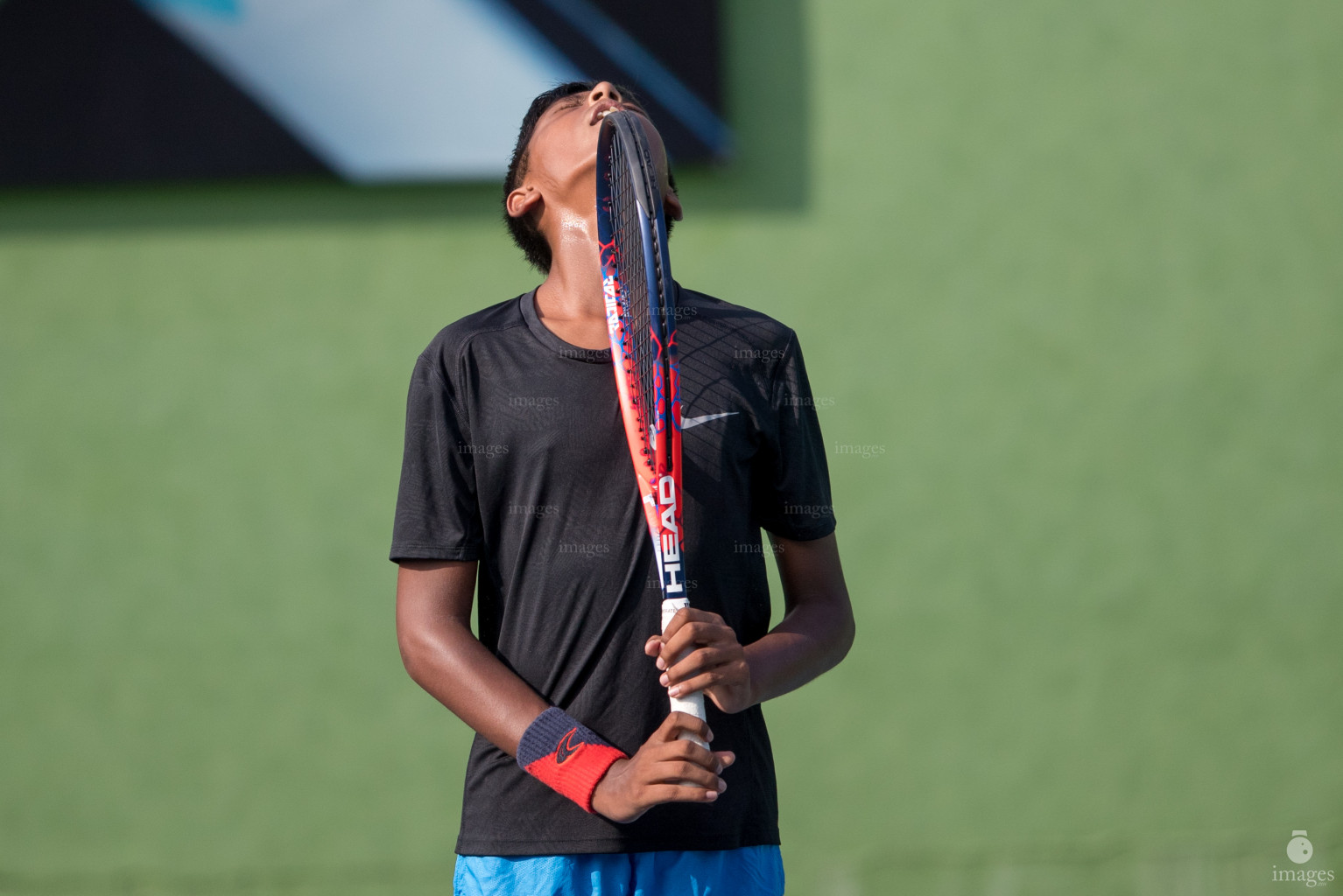 Marrybrown Tennis Championship 2019 - Day 6 in Male, Maldives, Tuesday February 19th, 2019. (Images.mv Photo/Suadh Abdul Sattar)