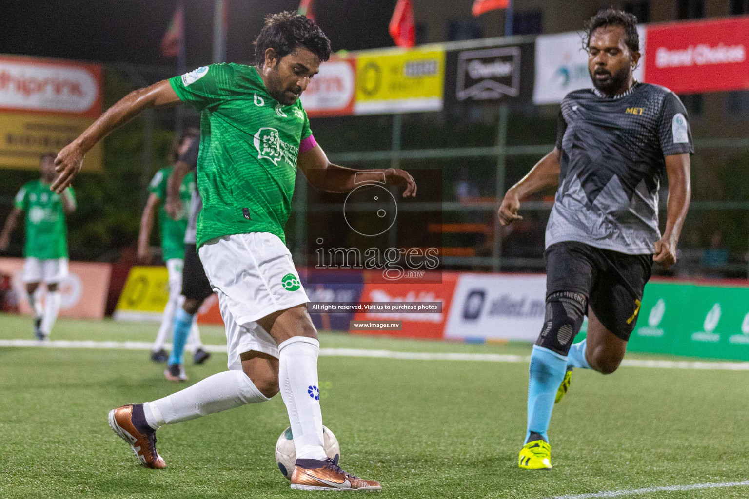 Team Badhahi vs Meteorology in Club Maldives Cup Classic 2023 held in Hulhumale, Maldives, on Monday, 24th July 2023. Photos: Ismail Thoriq / images.mv