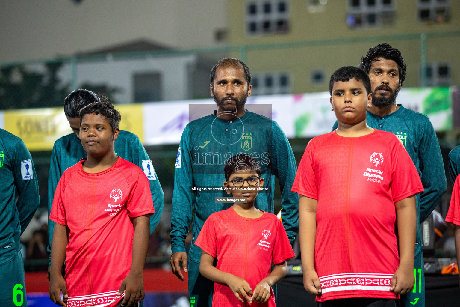 Opening of Sonee Sports Golden Futsal Challenge 2023 held on 4th Feb 2023 in Hulhumale, Male', Maldives. Photos by Nausham Waheed