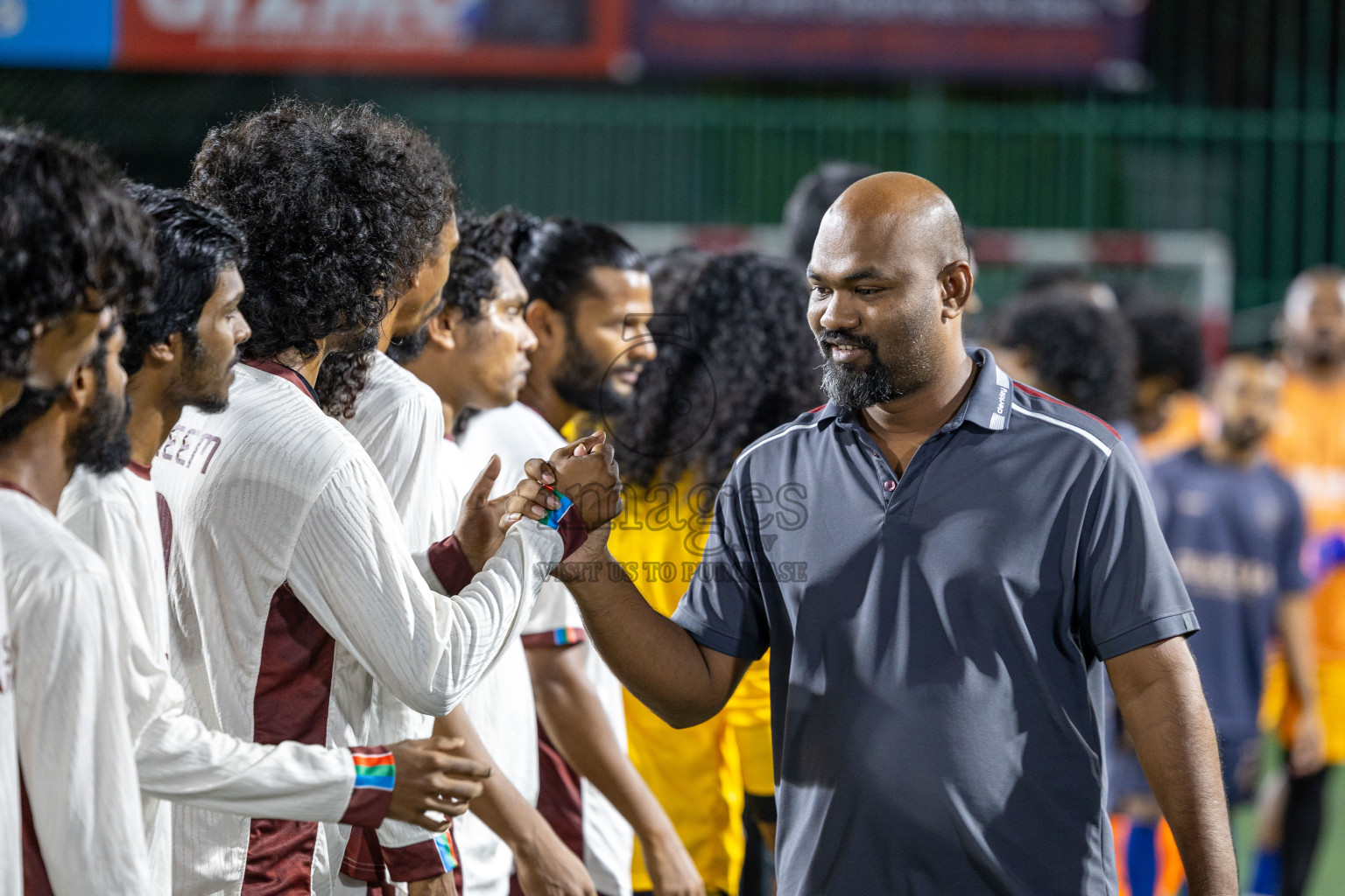 S. Maradhofeydhoo vs S. Hulhudhoo in Day 12 of Golden Futsal Challenge 2025 was held on Thursday, 16th January 2025, in Hulhumale', Maldives Photos: Mohamed Mahfooz Moosa / images.mv