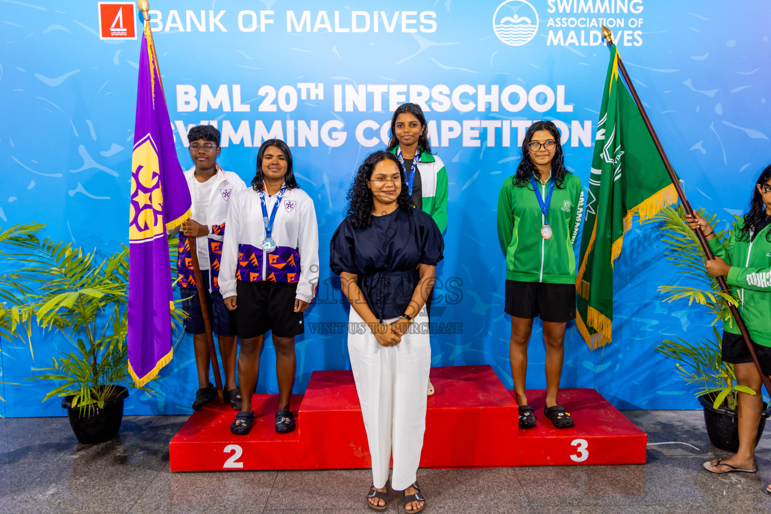 Day 5 of 20th Inter-school Swimming Competition 2024 held in Hulhumale', Maldives on Wednesday, 16th October 2024. Photos: Nausham Waheed / images.mv