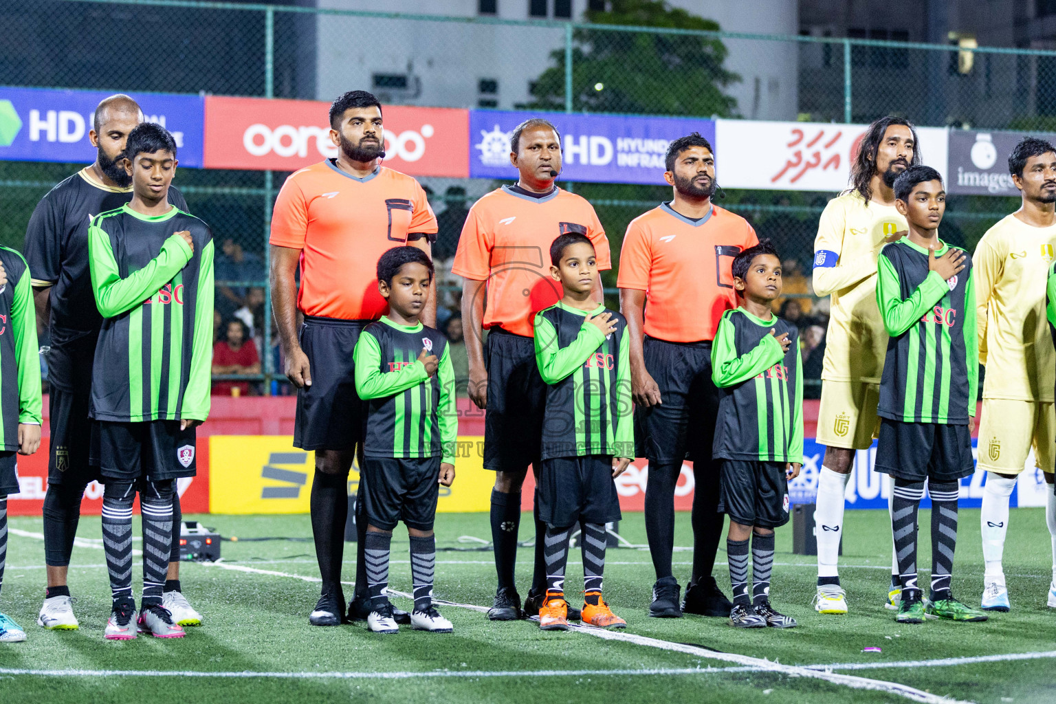 Opening of Golden Futsal Challenge 2024 with Charity Shield Match between L.Gan vs Th. Thimarafushi was held on Sunday, 14th January 2024, in Hulhumale', Maldives Photos: Nausham Waheed / images.mv