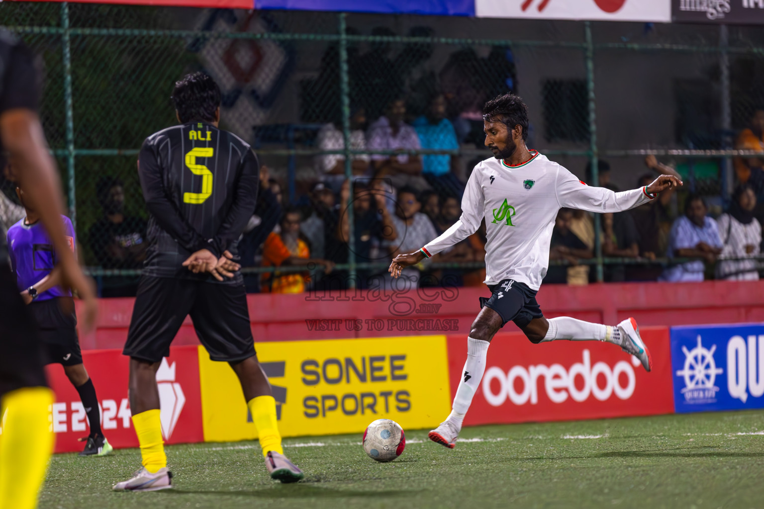 HDh Finey vs HDh Vaikaradhoo in Day 10 of Golden Futsal Challenge 2024 was held on Tuesday, 23rd January 2024, in Hulhumale', Maldives
Photos: Ismail Thoriq / images.mv