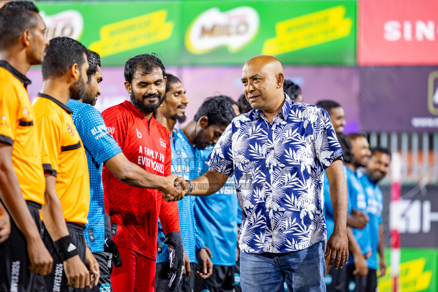 TEAM BADHAHI vs CRIMINAL COURT in Club Maldives Classic 2024 held in Rehendi Futsal Ground, Hulhumale', Maldives on Saturday, 14th September 2024. Photos: Nausham Waheed / images.mv