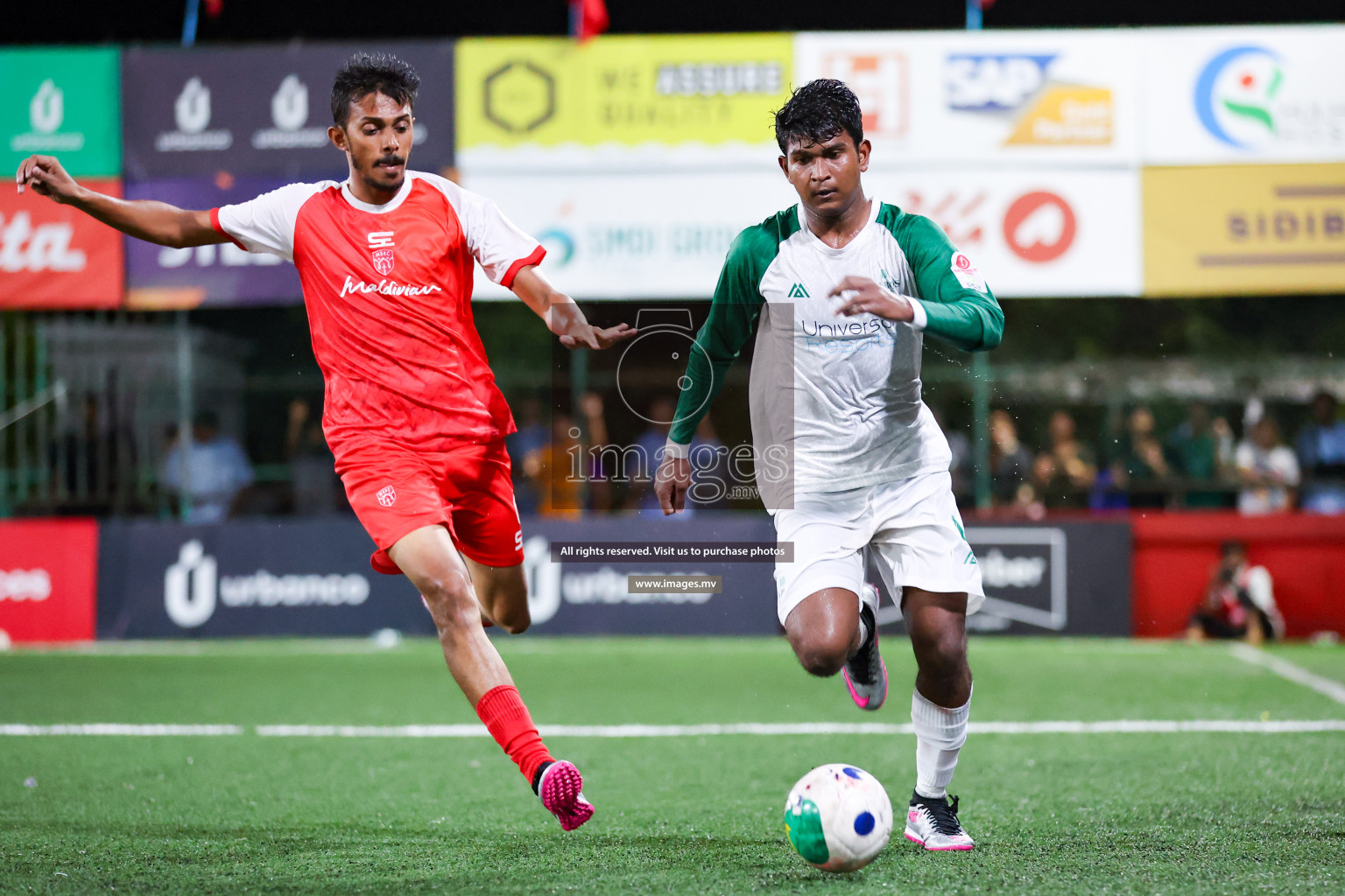 Maldivian vs Baros Maldives in Club Maldives Cup 2023 held in Hulhumale, Maldives, on Thursday, 20th July 2023 Photos: Nausham waheed / images.mv