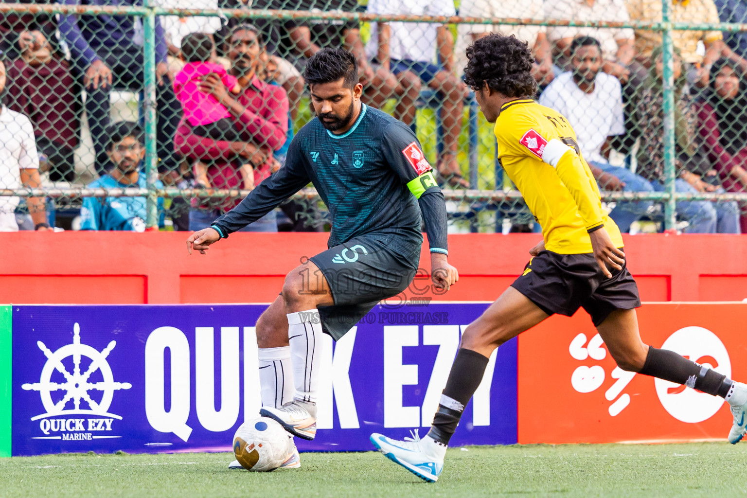 F Nilandhoo vs F Magoodhoo in Day 12 of Golden Futsal Challenge 2025 was held on Thursday, 16th January 2025, in Hulhumale', Maldives Photos: Nausham Waheed  / images.mv