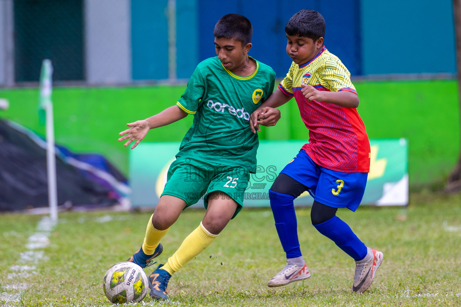 Day 1 of MILO Academy Championship 2024 - U12 was held at Henveiru Grounds in Male', Maldives on Thursday, 4th July 2024. Photos: Shuu Abdul Sattar / images.mv