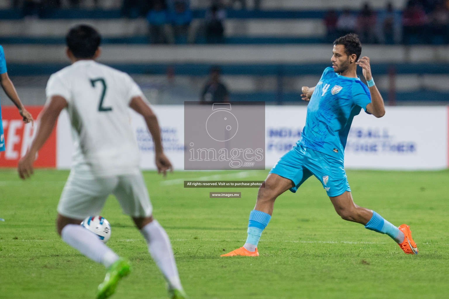 India vs Pakistan in the opening match of SAFF Championship 2023 held in Sree Kanteerava Stadium, Bengaluru, India, on Wednesday, 21st June 2023. Photos: Nausham Waheed / images.mv