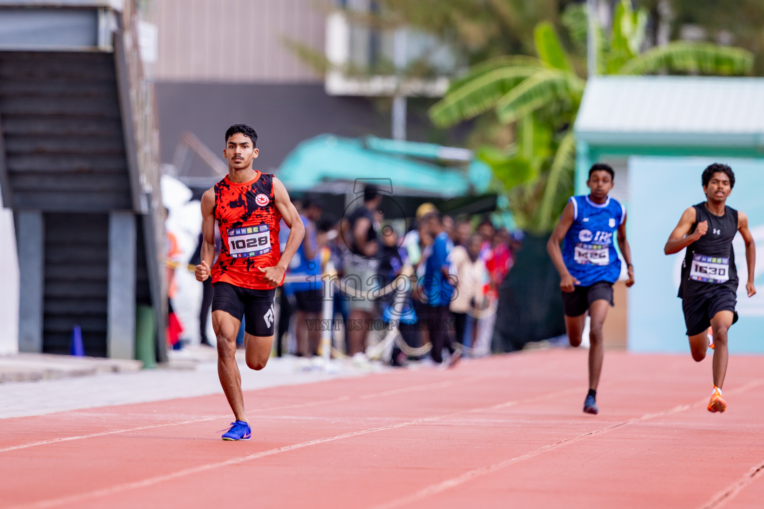 Day 3 of MWSC Interschool Athletics Championships 2024 held in Hulhumale Running Track, Hulhumale, Maldives on Monday, 11th November 2024. 
Photos by: Hassan Simah / Images.mv